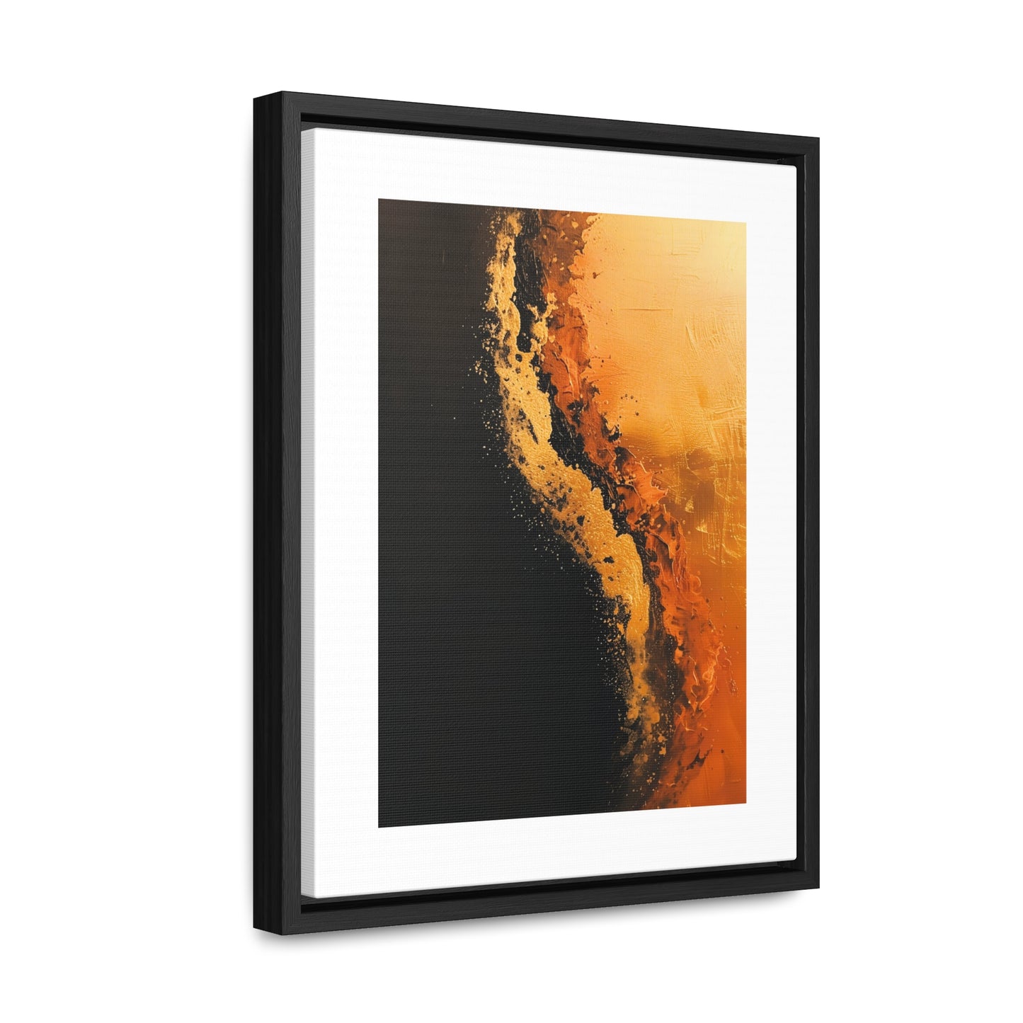 Yin Yang Shore - Framed Canvas Wall Art