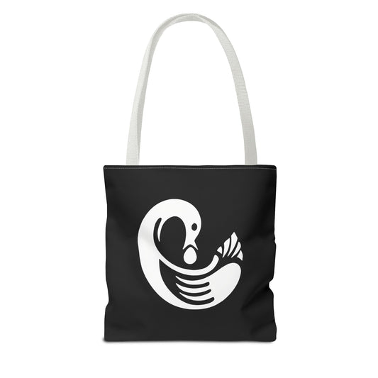 Sankofa & Yin Yang Heartware Symbols Tote Bag