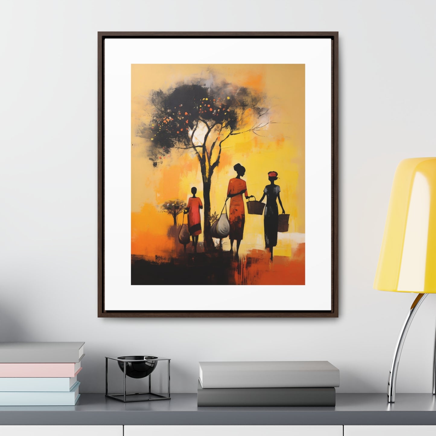 Baskets of Bond and Grace - Framed Canvas Wall Art