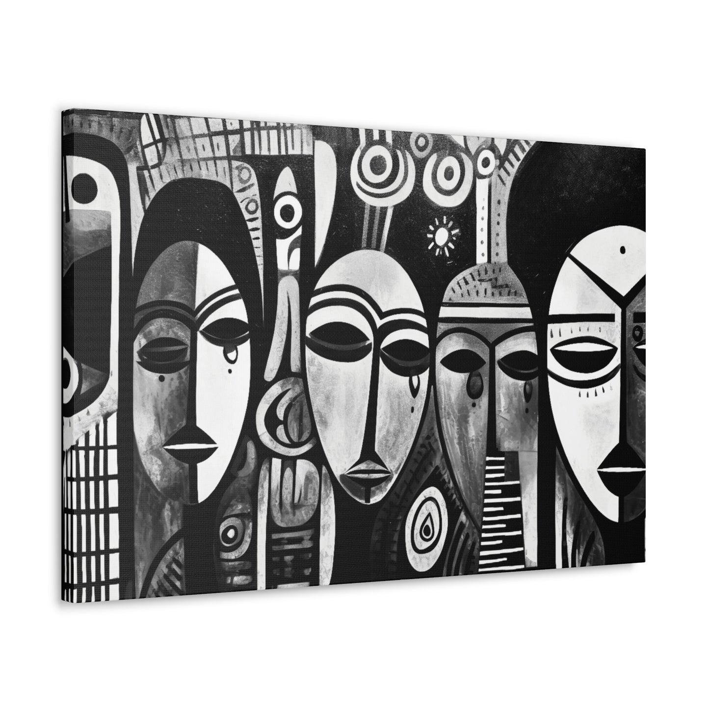 Journeys Anew - Canvas b&w Wall Art