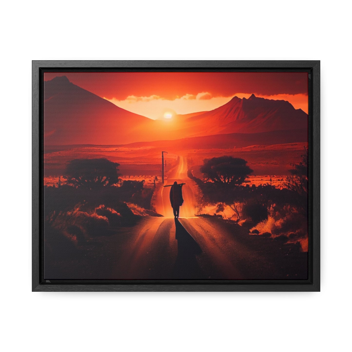 "Not without purpose" - Framed Canvas Wall Art