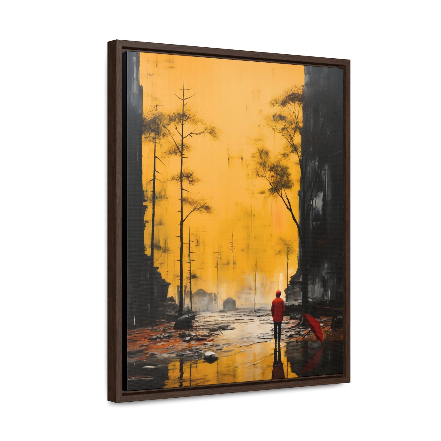 Unveiling the Sky - Framed Canvas Wall Art