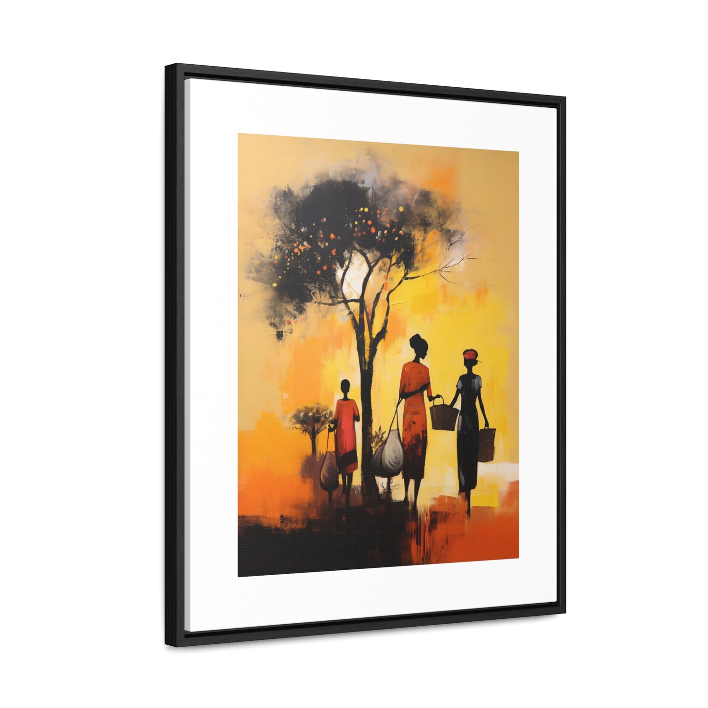 Baskets of Bond and Grace - Framed Canvas Wall Art