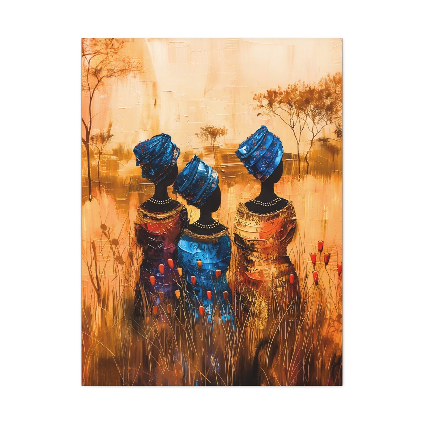 Sisters of the Savannah - Canvas Wall Art
