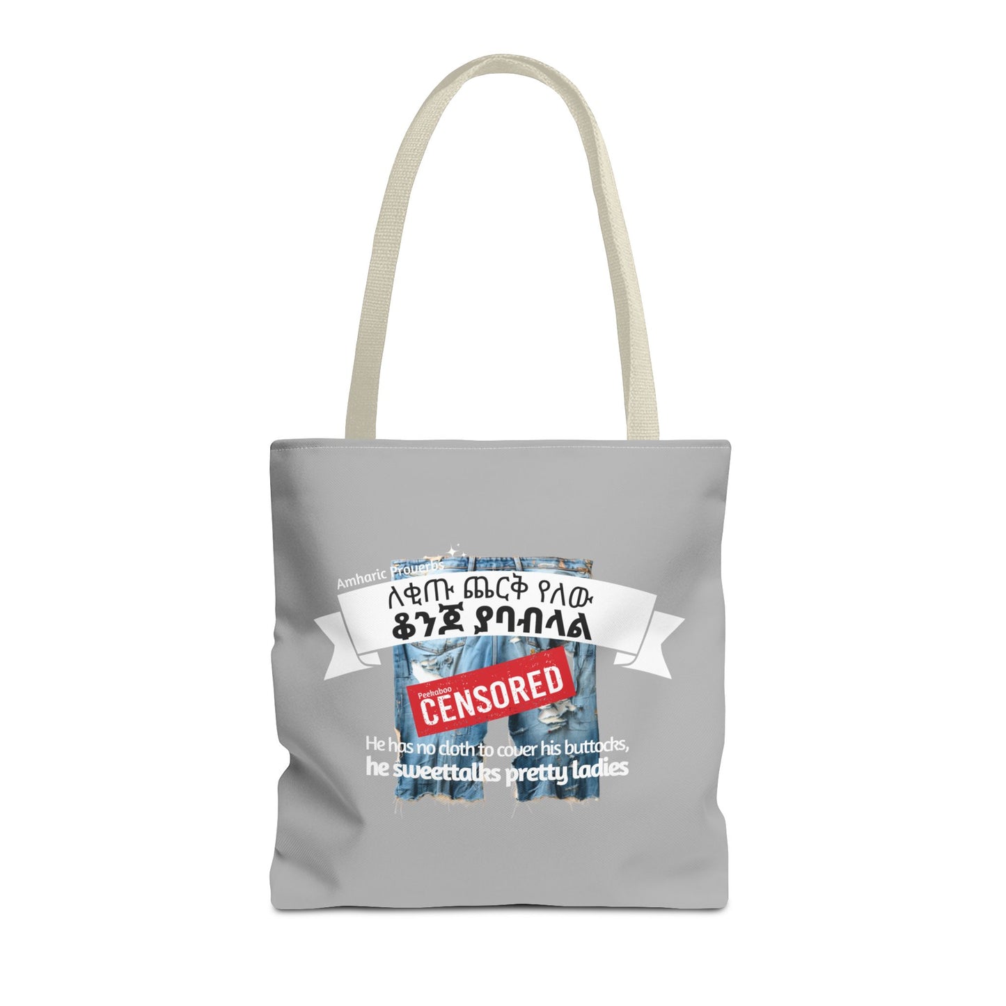 Naughty Proverbs Tote Bag Donkeys & Buttocks