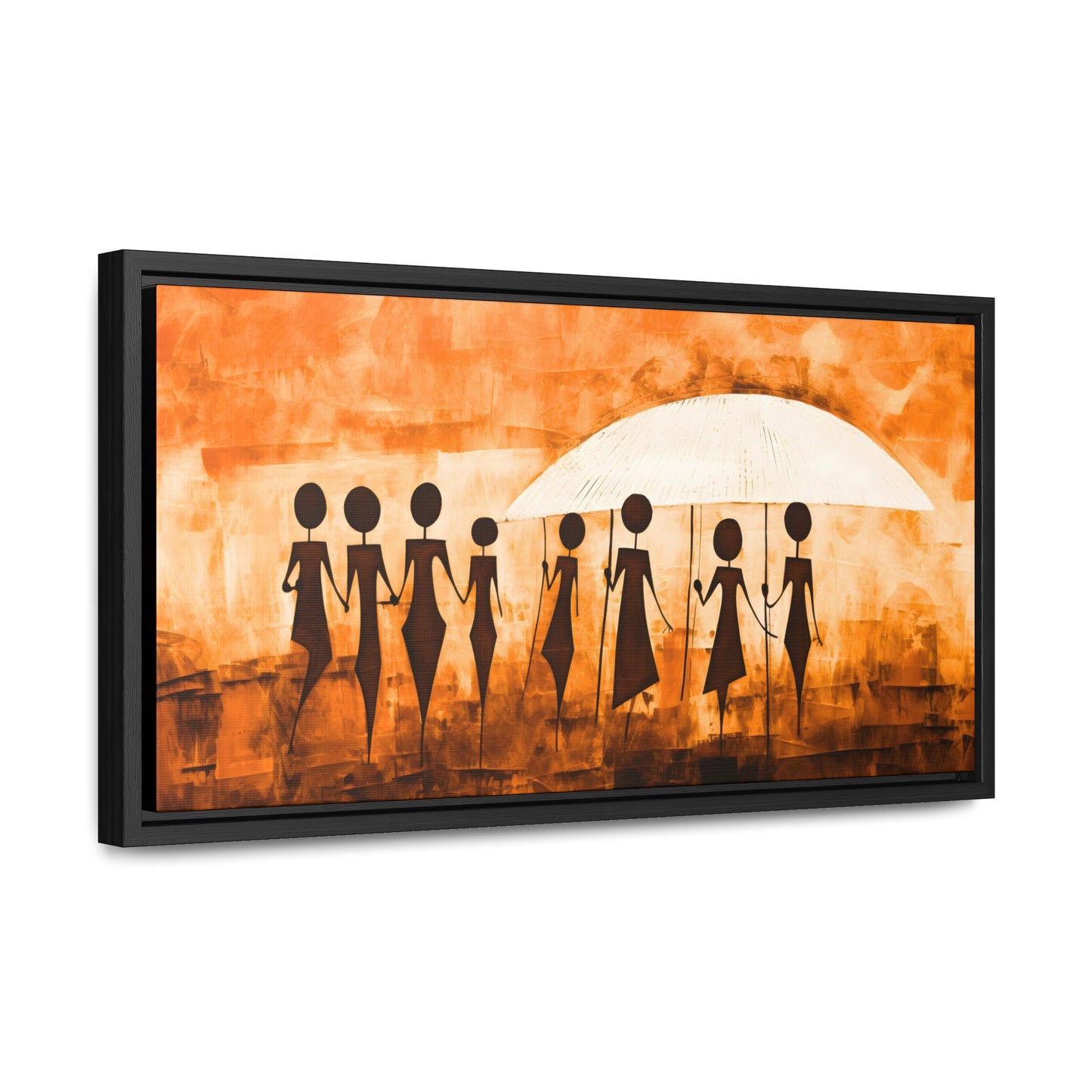 ስንቅ's Divine Design - Framed Canvas Wall Art