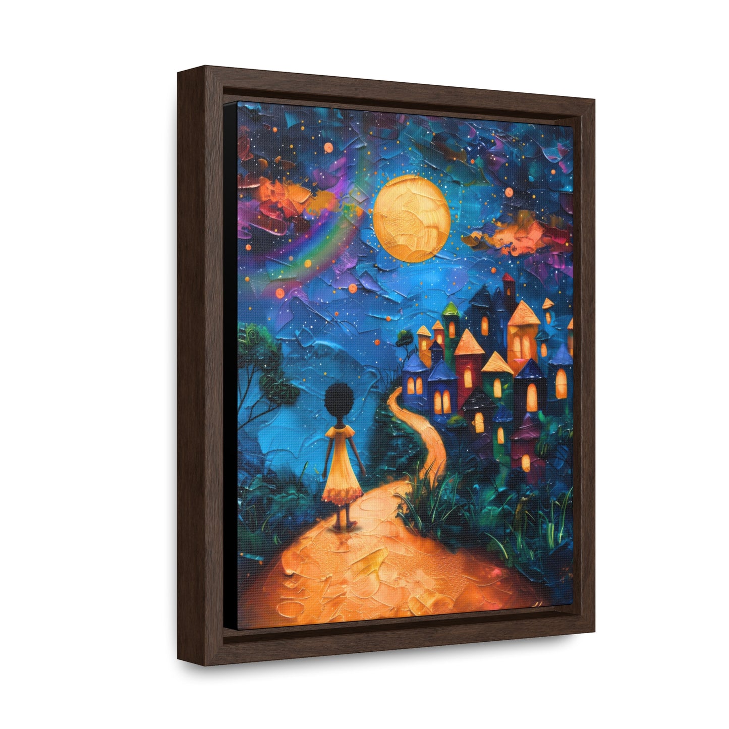 Path to Abundance I - Framed Canvas Wall Art