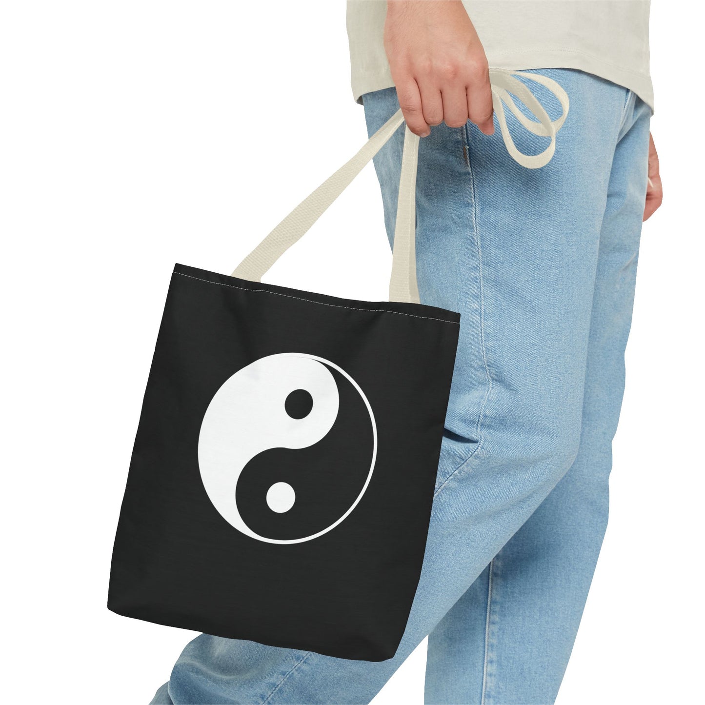 Sankofa & Yin Yang Heartware Symbols Tote Bag