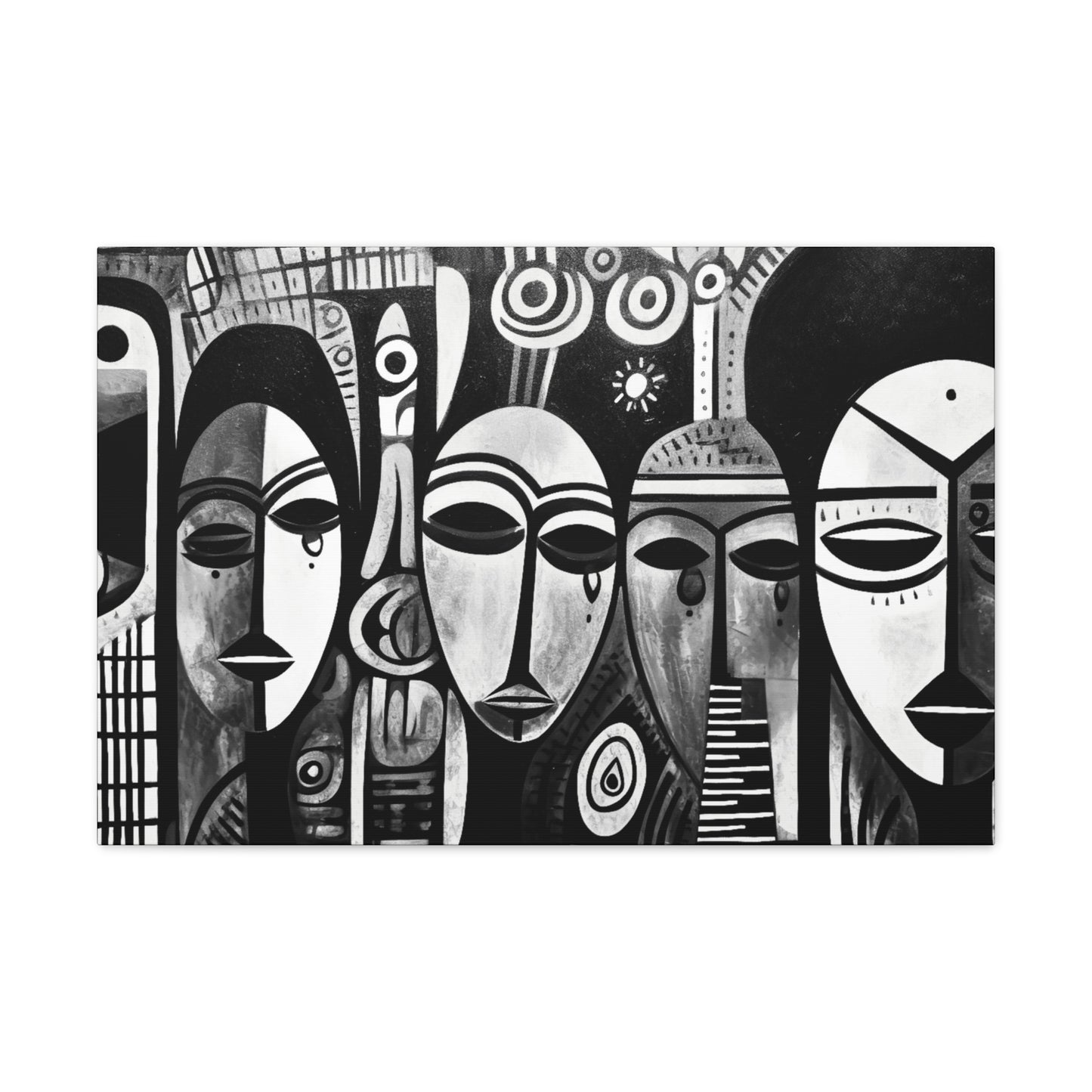 Journeys Anew - Canvas b&w Wall Art