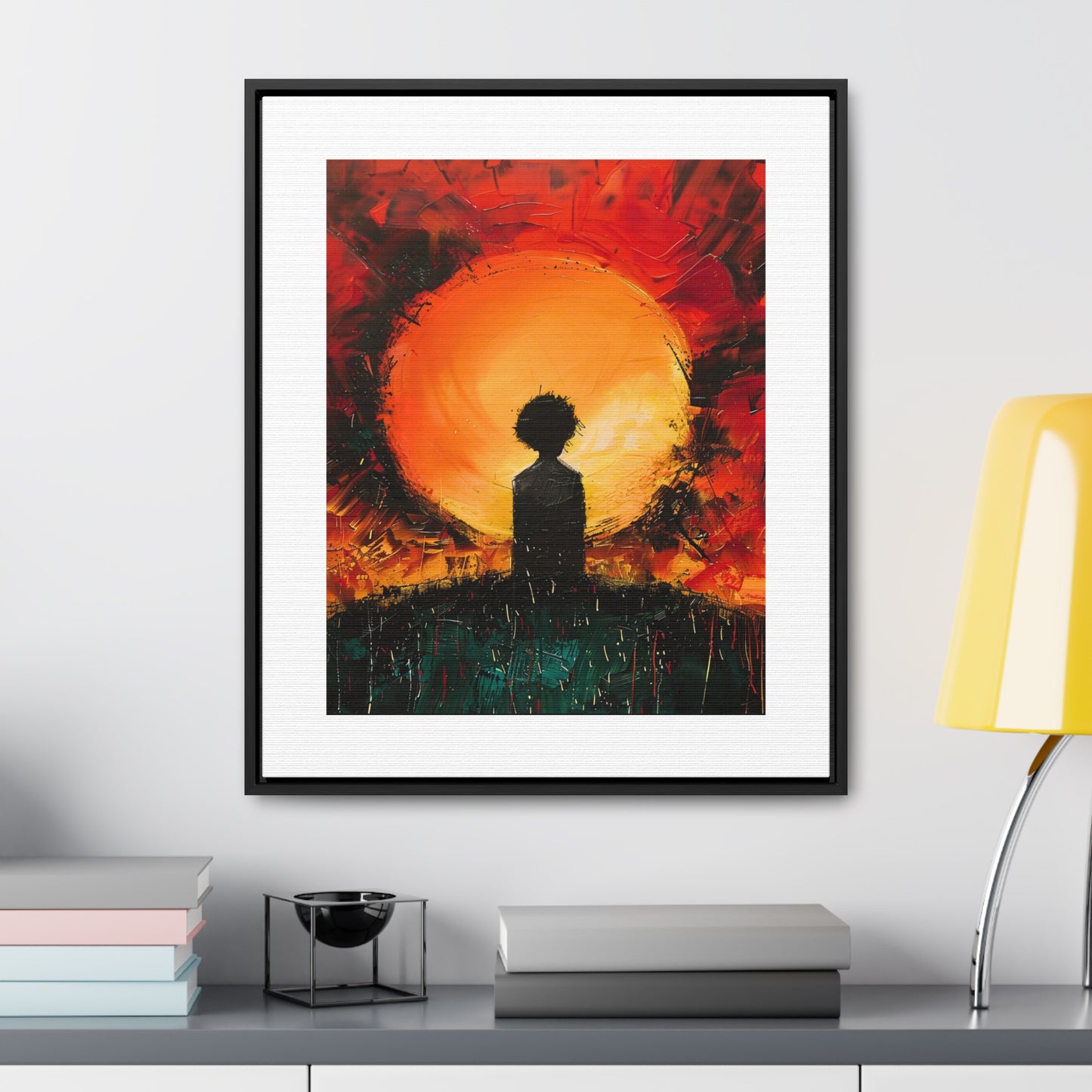 A Dawn of Promise - Framed Canvas Wall Art