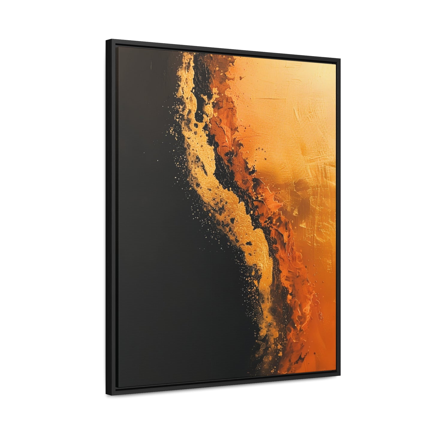 Yin Yang Shore - Framed Canvas Wall Art