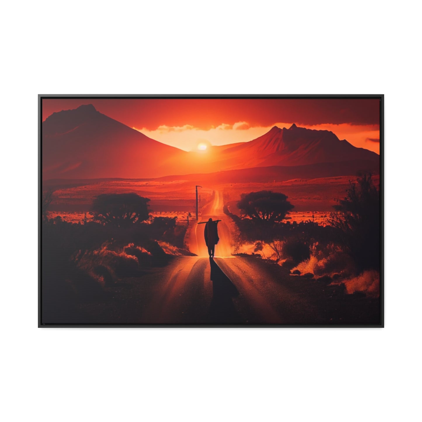 "Not without purpose" - Framed Canvas Wall Art