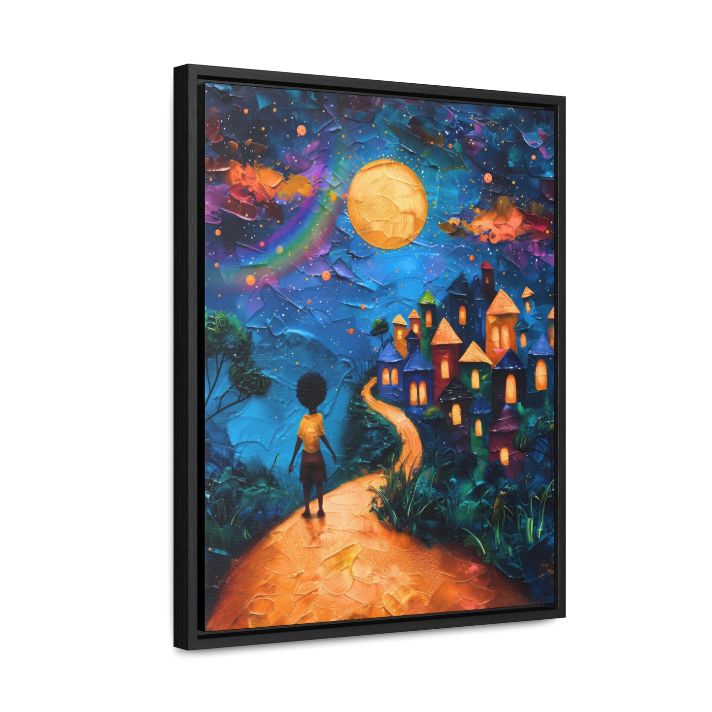 Path to Abundance II - Framed Canvas Wall Art