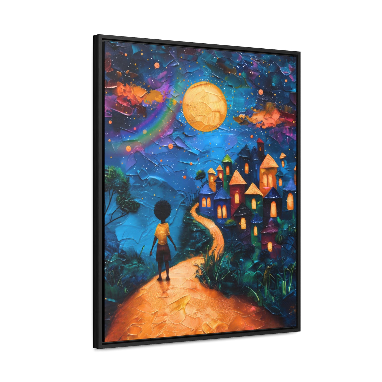Path to Abundance II - Framed Canvas Wall Art
