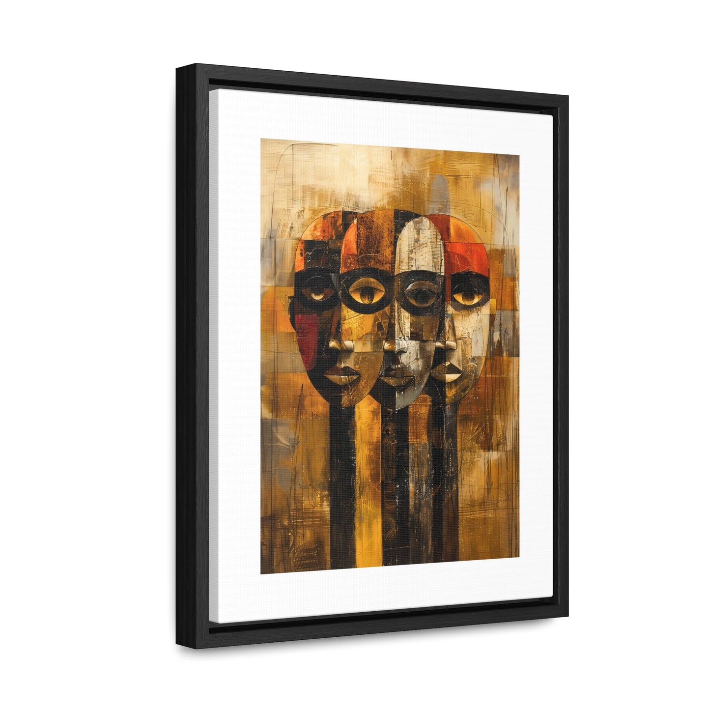 Beneath the Veil - Framed Canvas Wall Art