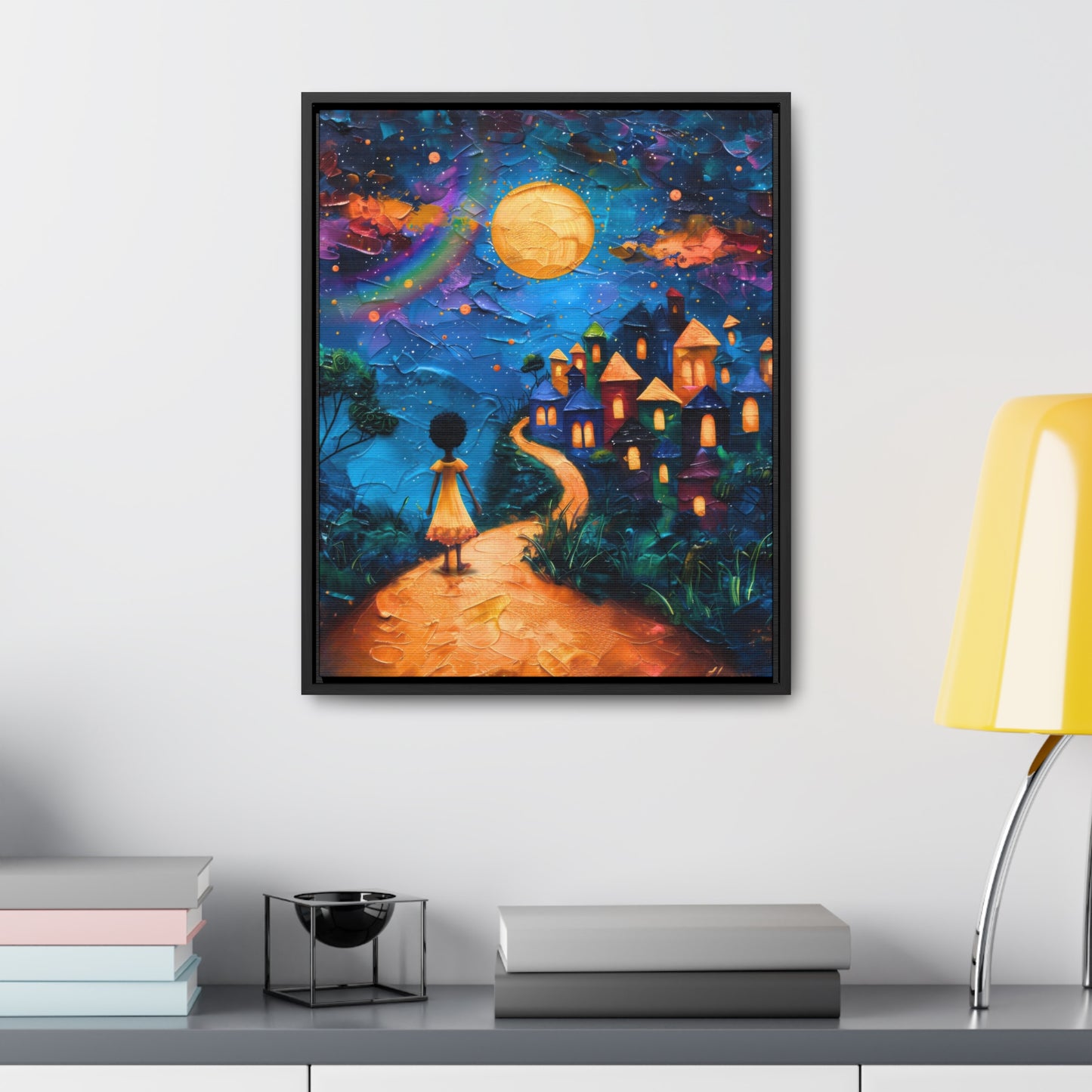 Path to Abundance I - Framed Canvas Wall Art