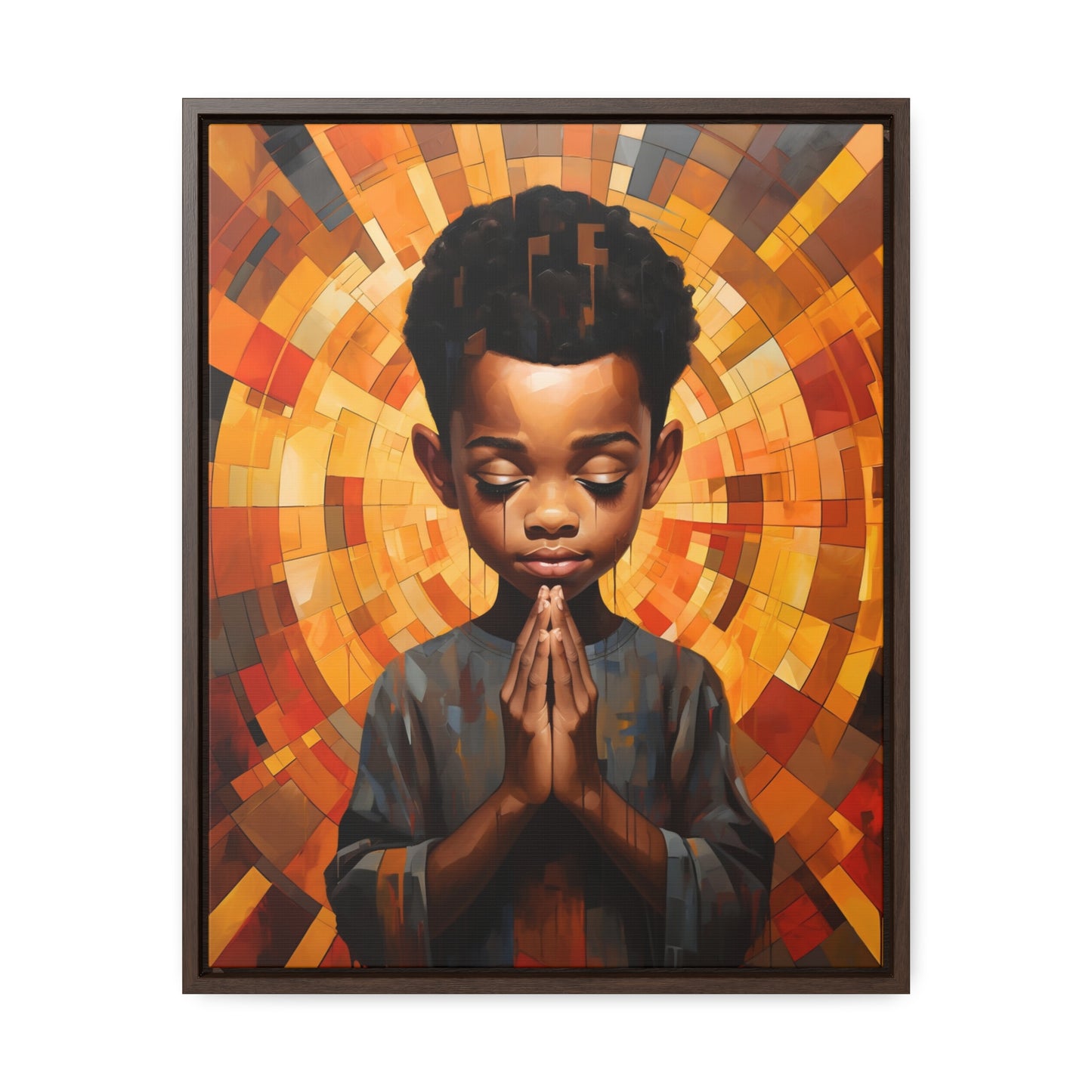 Radiance of Grace - Framed Canvas Wall Art