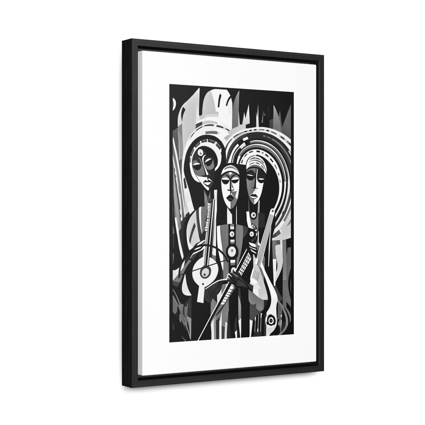 The Masinko Maestro - Framed Canvas b&w Wall Art
