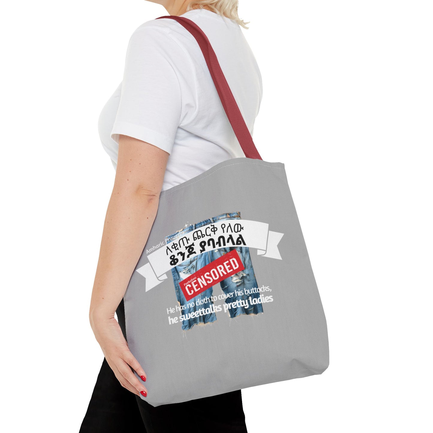 Naughty Proverbs Tote Bag Donkeys & Buttocks