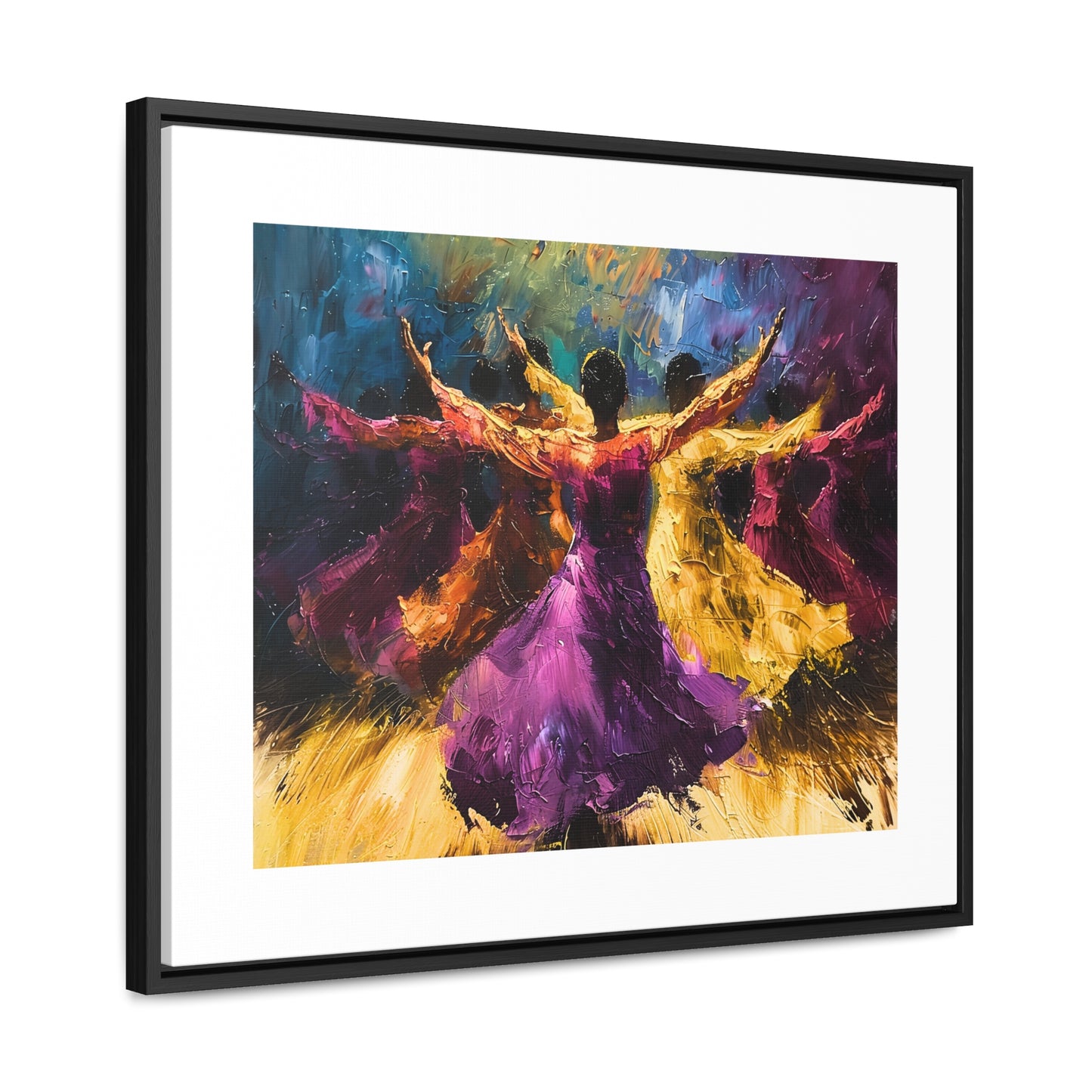 Hearts Wide and Lifted - Framed Canvas Wall Art