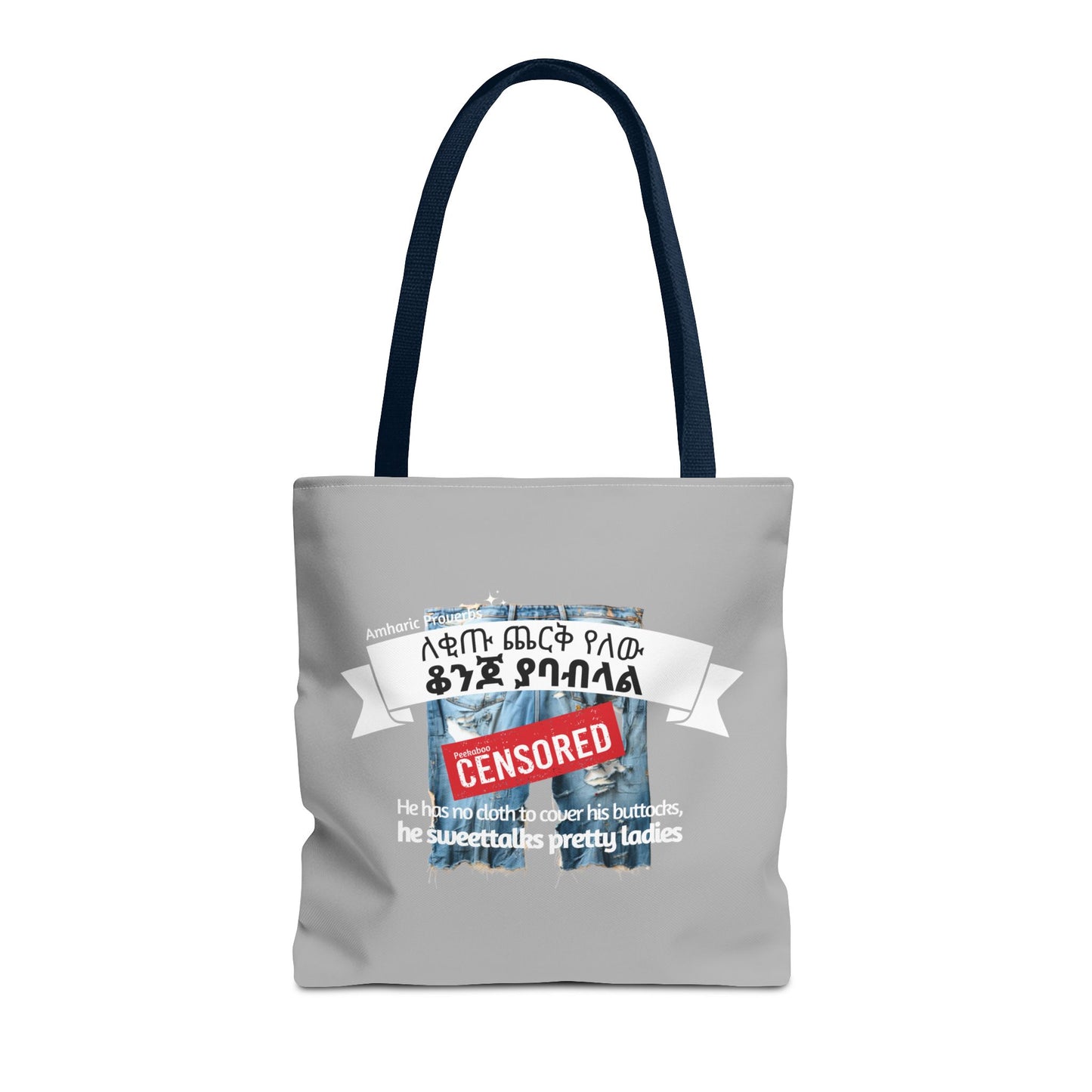Naughty Proverbs Tote Bag Donkeys & Buttocks