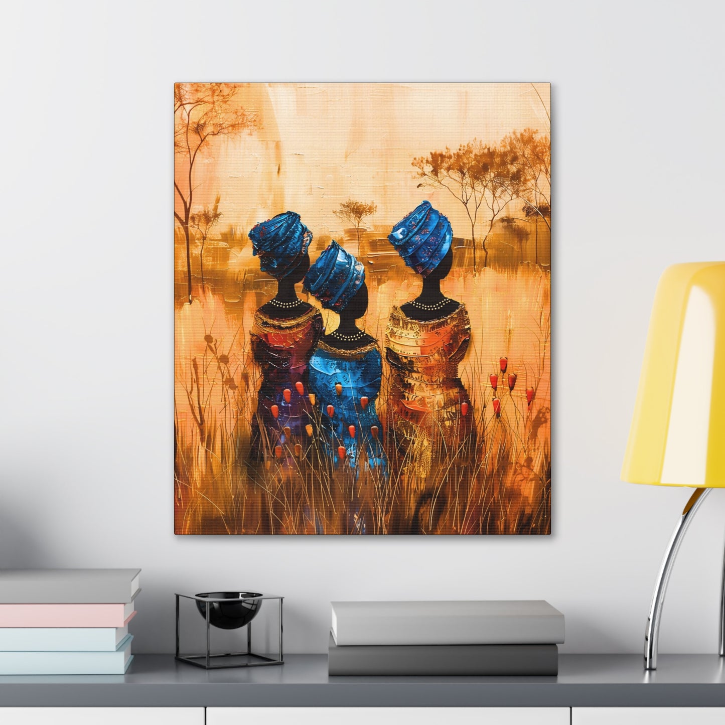 Sisters of the Savannah - Canvas Wall Art
