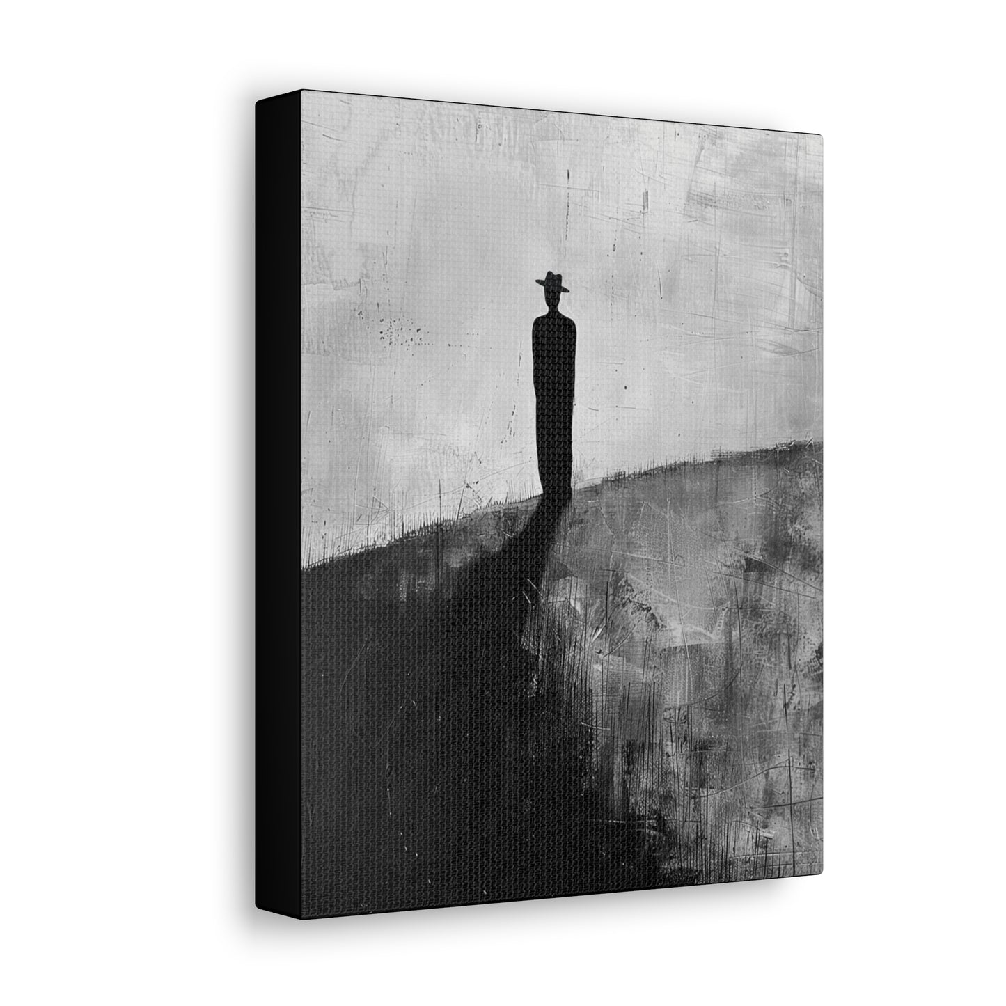 Alone, not Lonely - Canvas b&w Wall Art