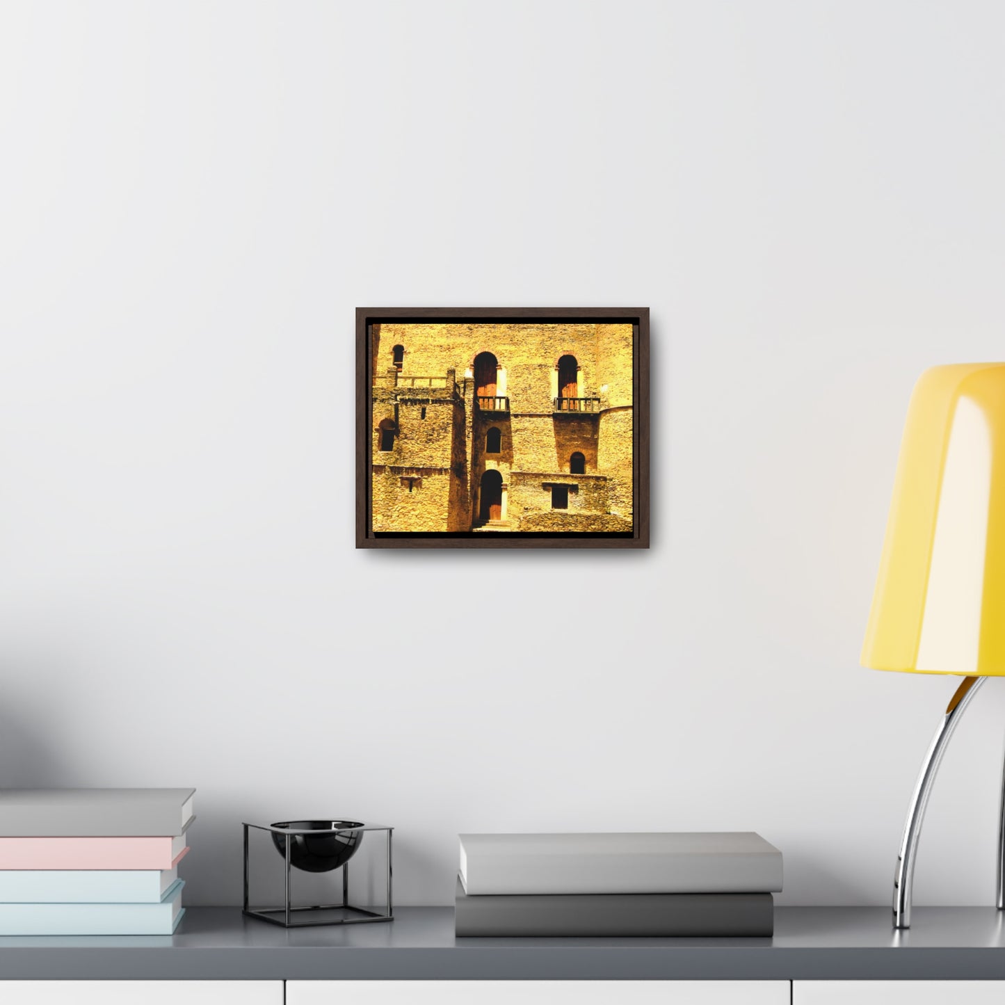 Whispers in Stone - Framed Canvas Photography
