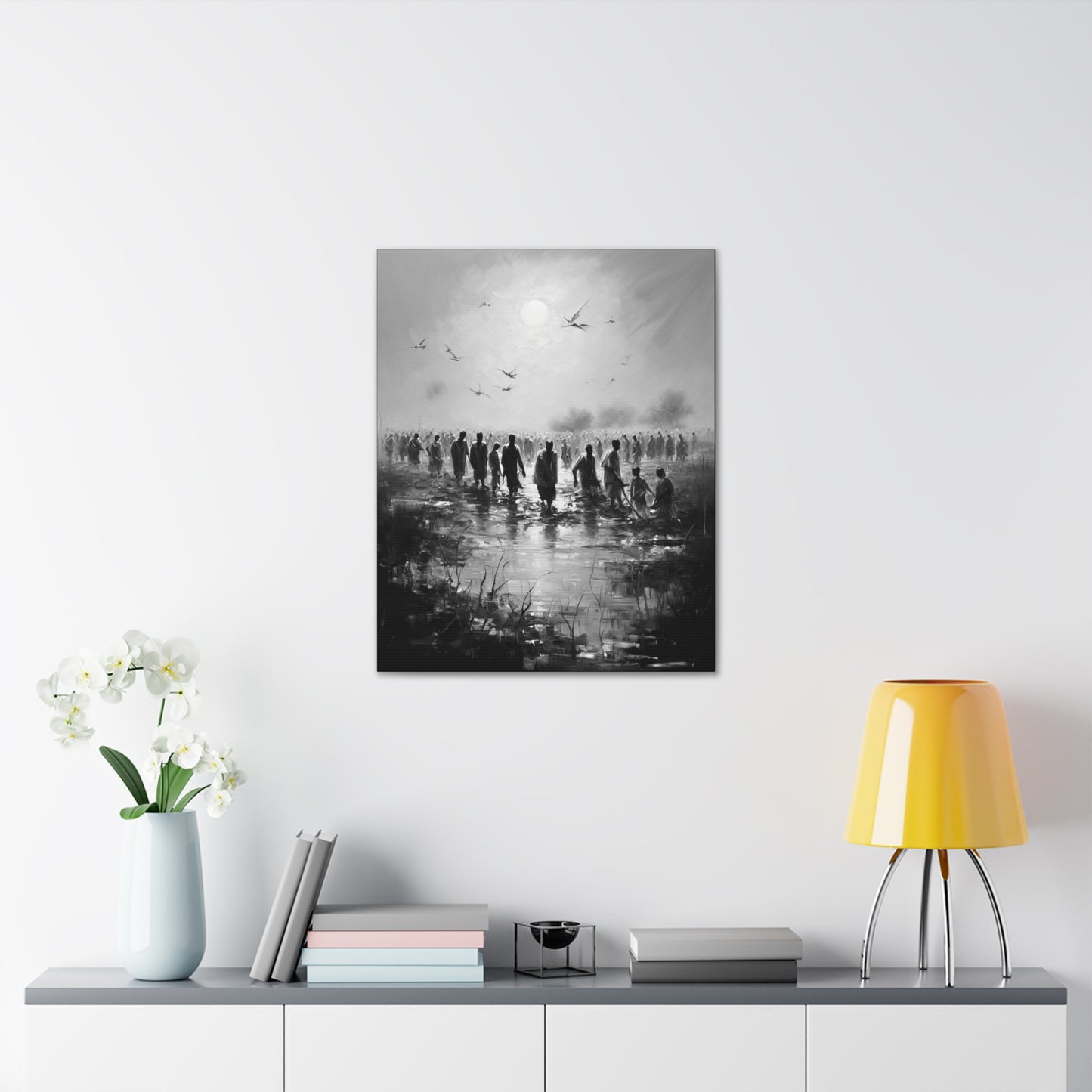 Exodus - Canvas b&w Wall Art