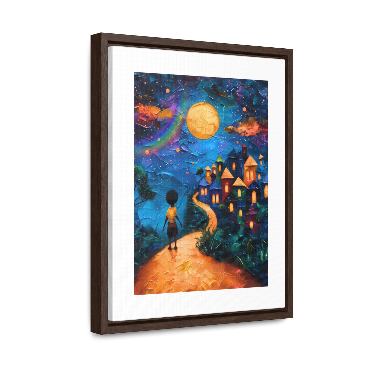 Path to Abundance II - Framed Canvas Wall Art