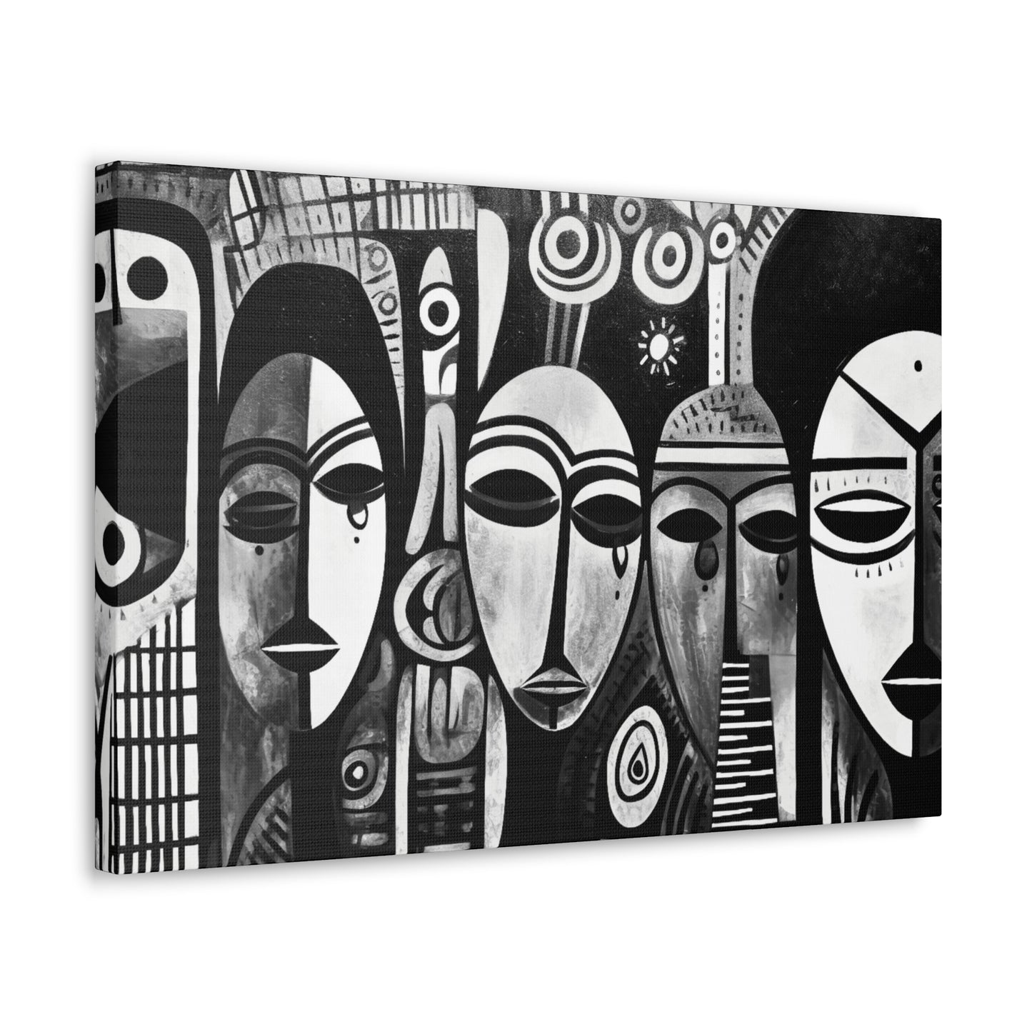 Journeys Anew - Canvas b&w Wall Art