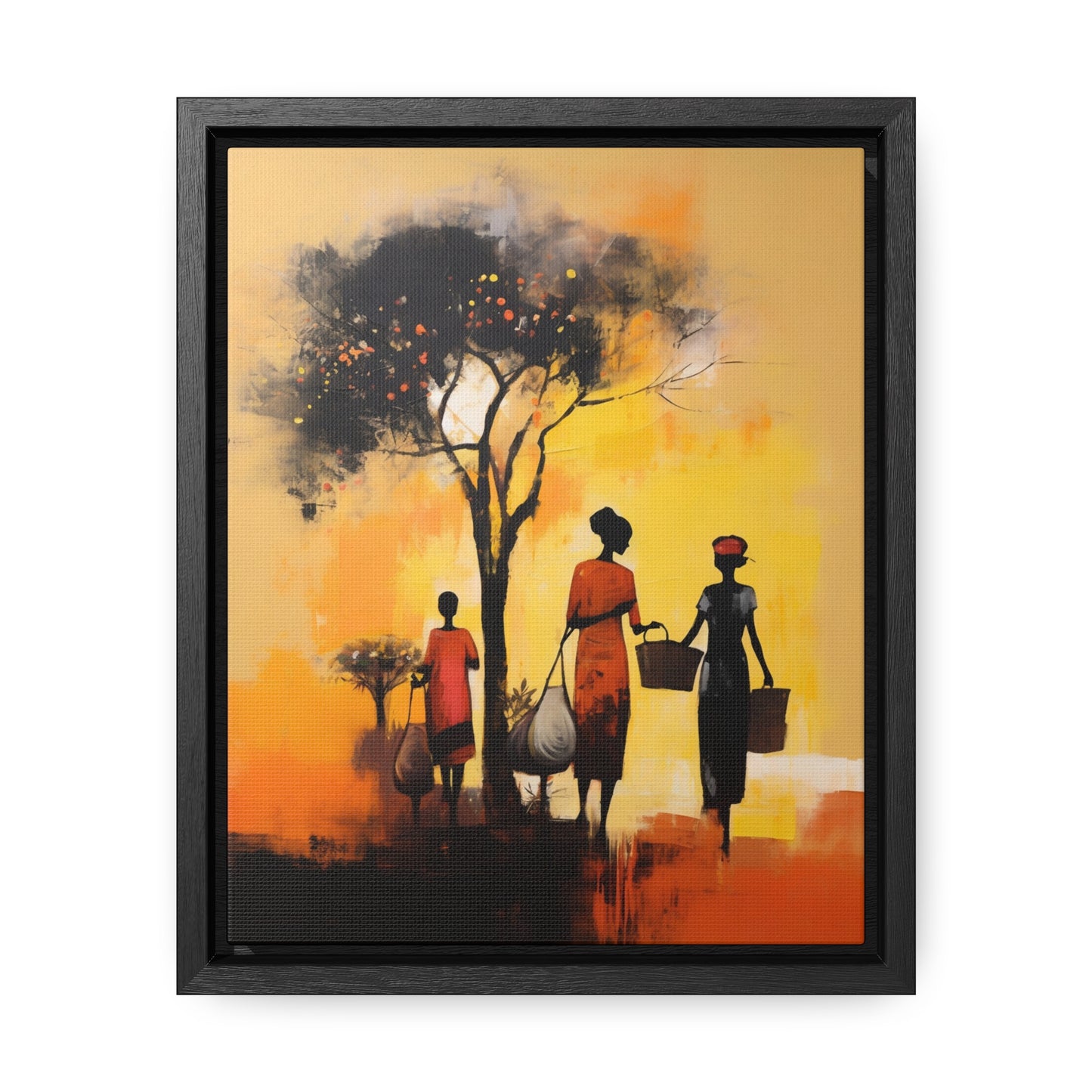 Baskets of Bond and Grace - Framed Canvas Wall Art