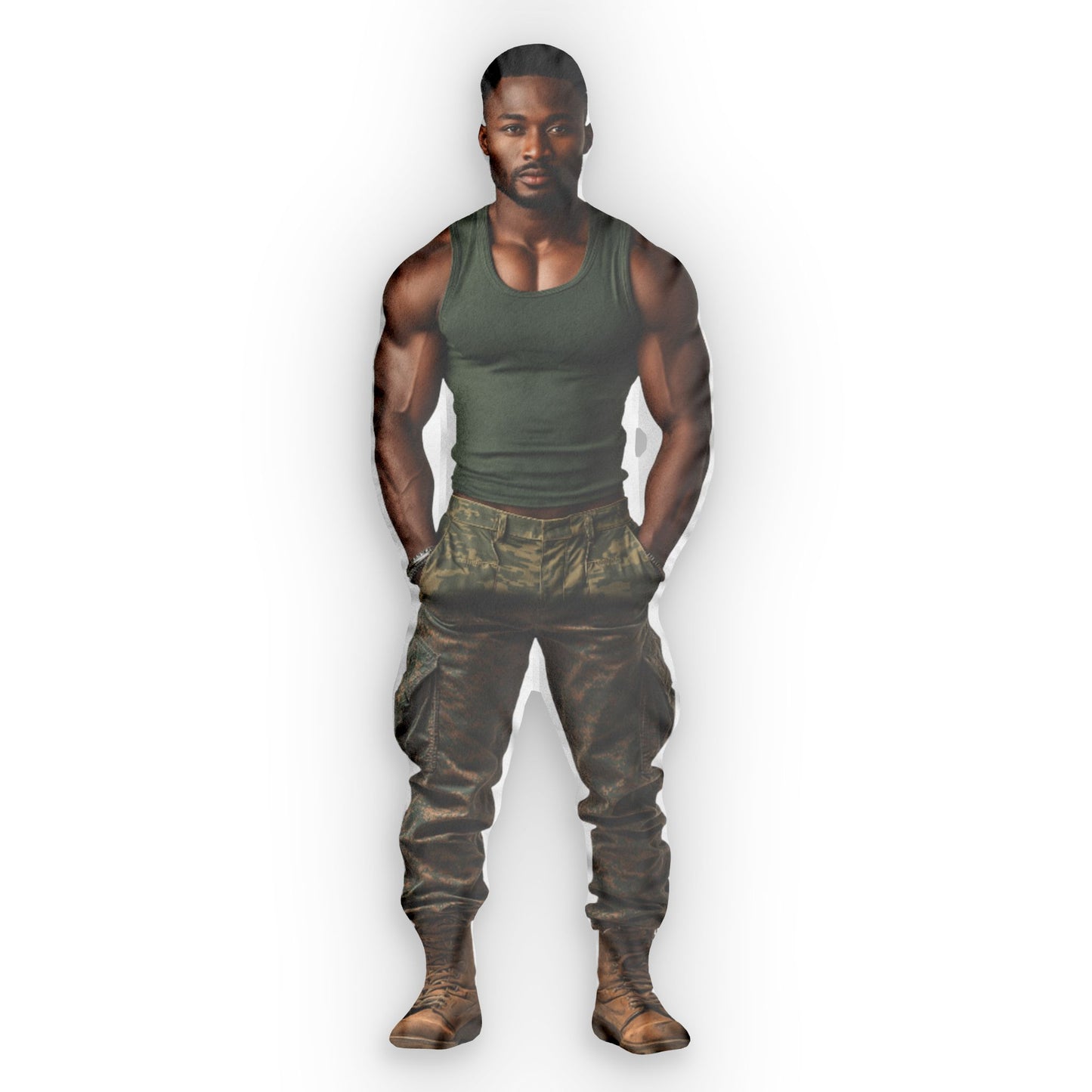 Future Self - The Physically Fit Me (upload current photo) - Custom Shaped Pillows