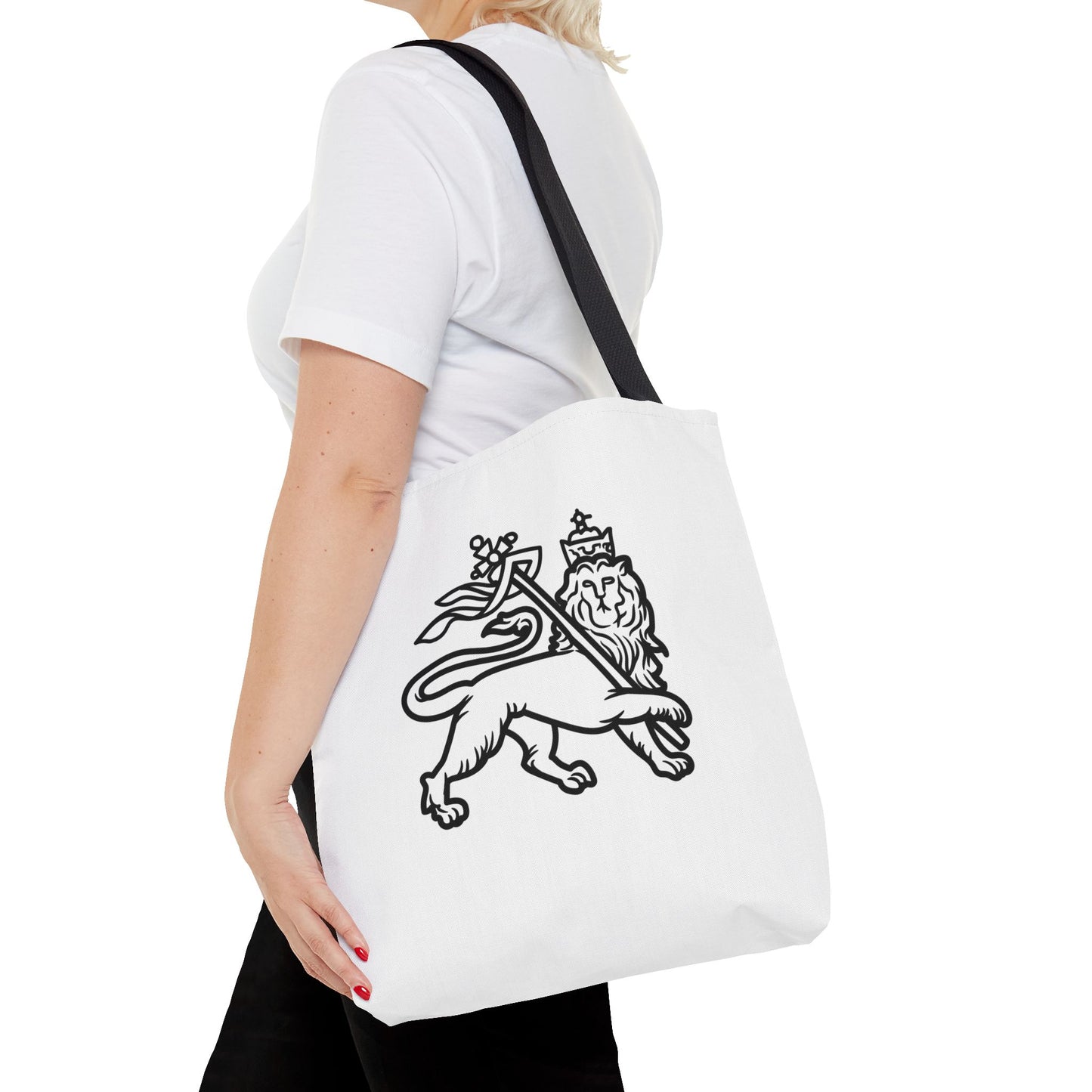Shield & Lion of Judah Heartware Symbols Tote Bag