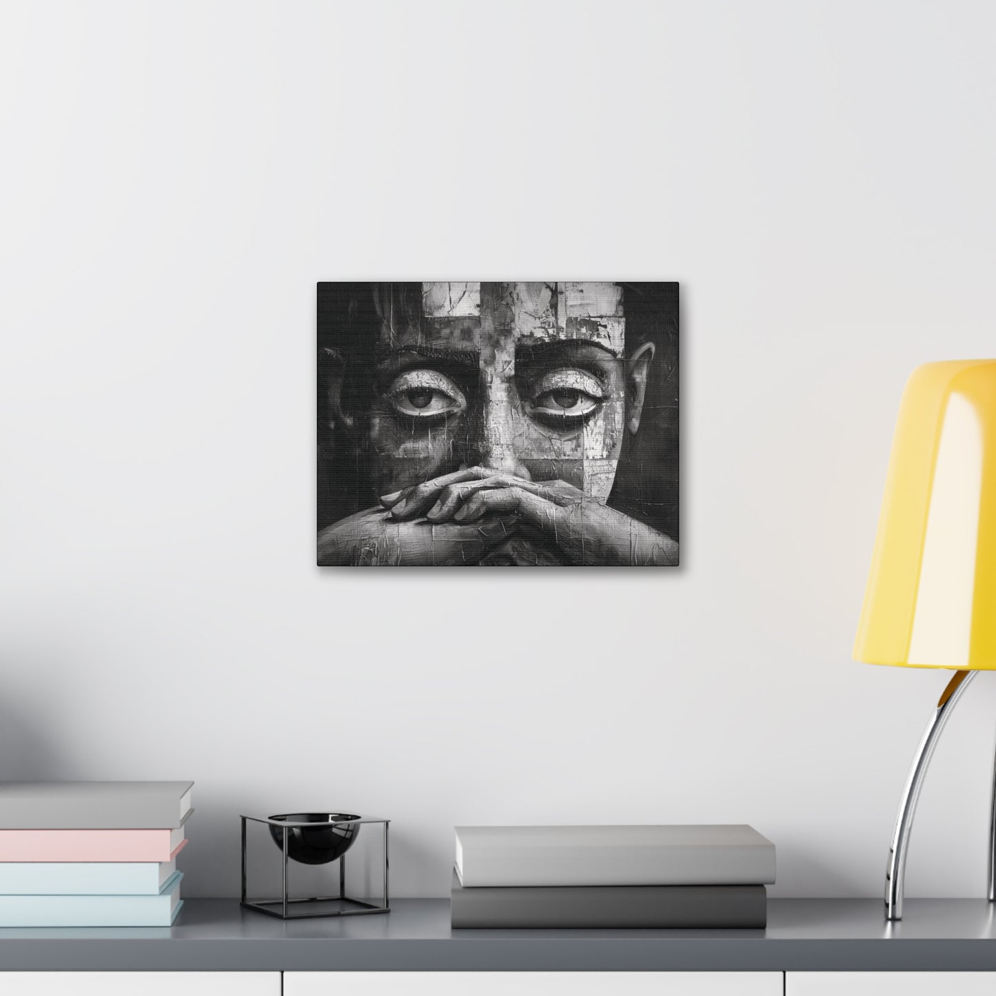 Silent Contemplation - Canvas b&w Wall Art