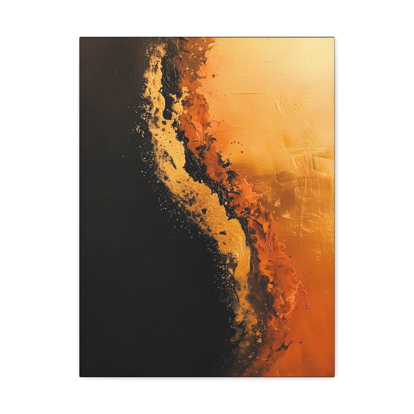 Yin Yang Shore - Canvas Wall Art