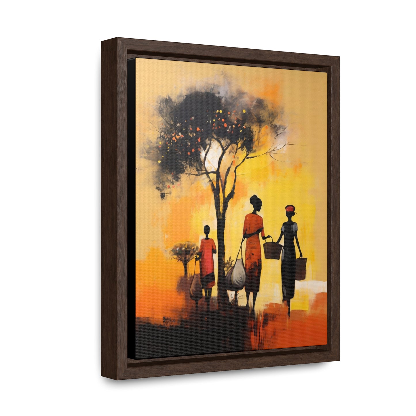 Baskets of Bond and Grace - Framed Canvas Wall Art