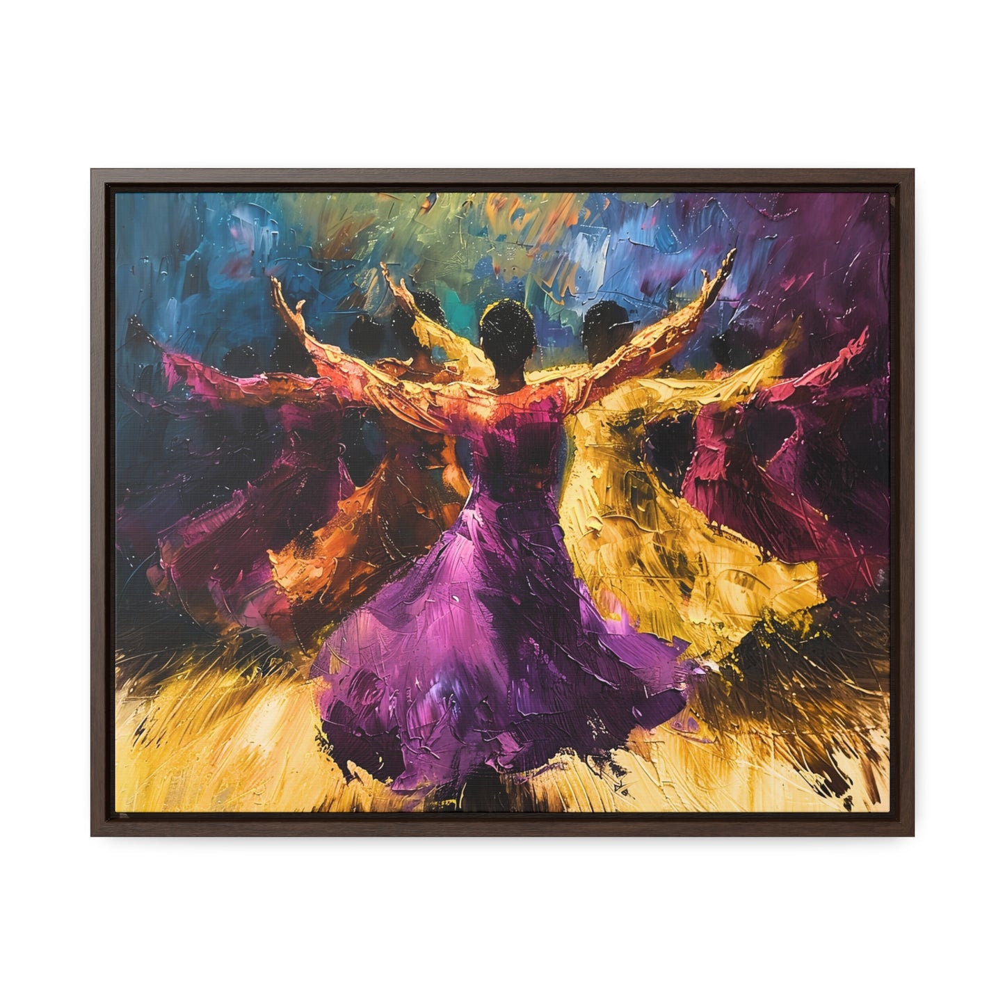 Hearts Wide and Lifted - Framed Canvas Wall Art