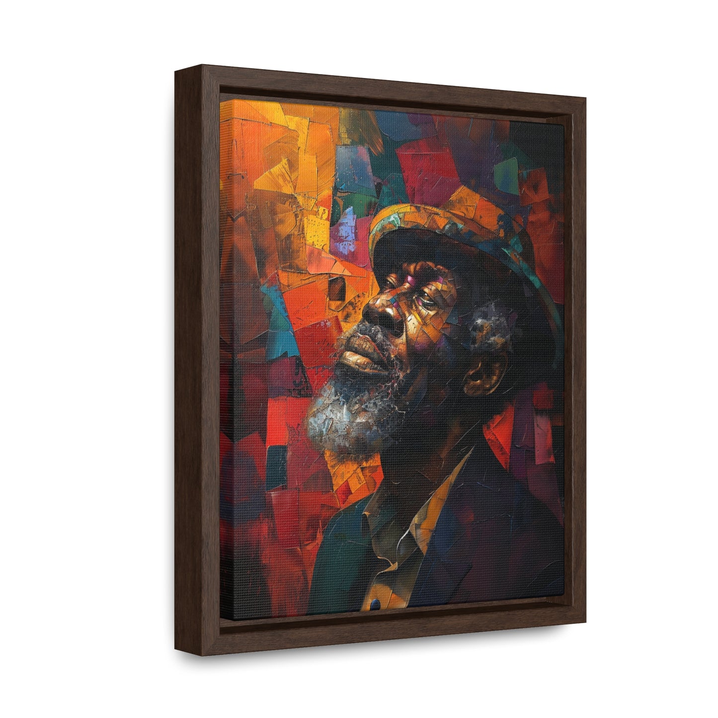 Gratitude's Whisper ተመስገን አምላኬ - Framed Canvas Wall Art