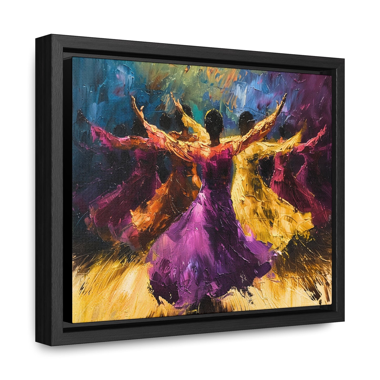 Hearts Wide and Lifted - Framed Canvas Wall Art