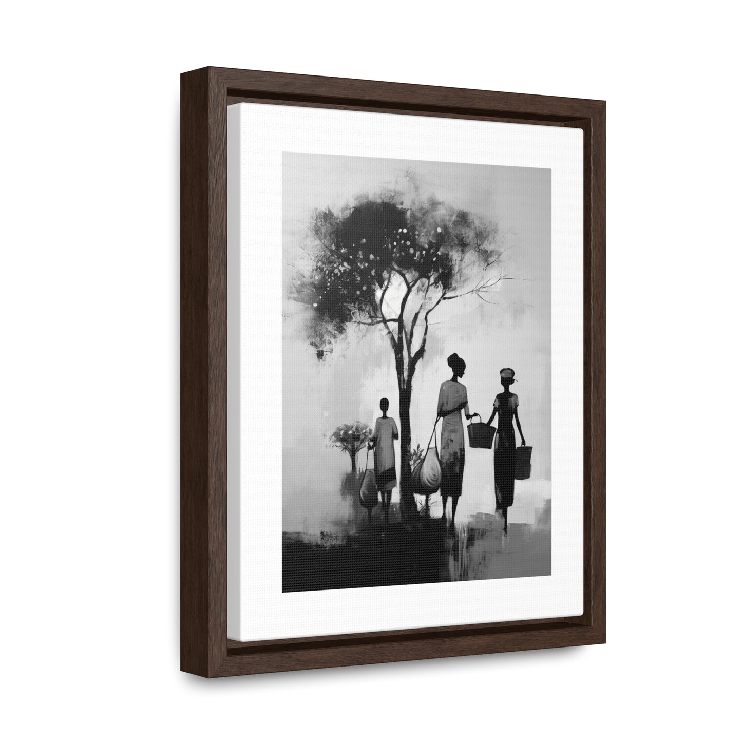 Baskets of Bond and Grace - Framed Canvas b&w Wall Art