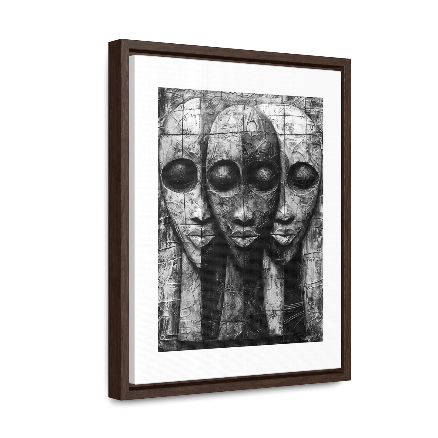Got your back - Framed Canvas b&w Wall Art