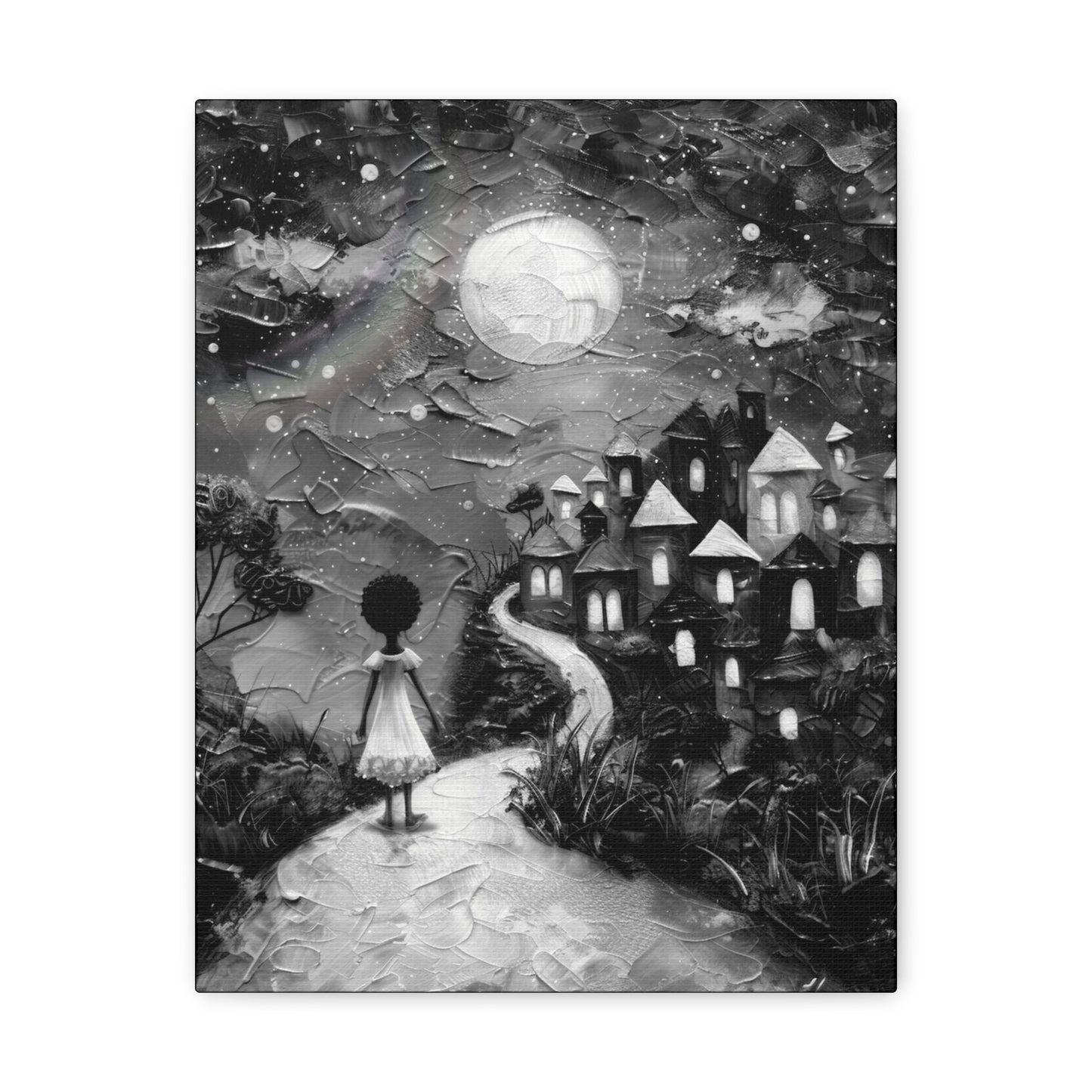 Path to Abundance I - Canvas b&w Wall Art
