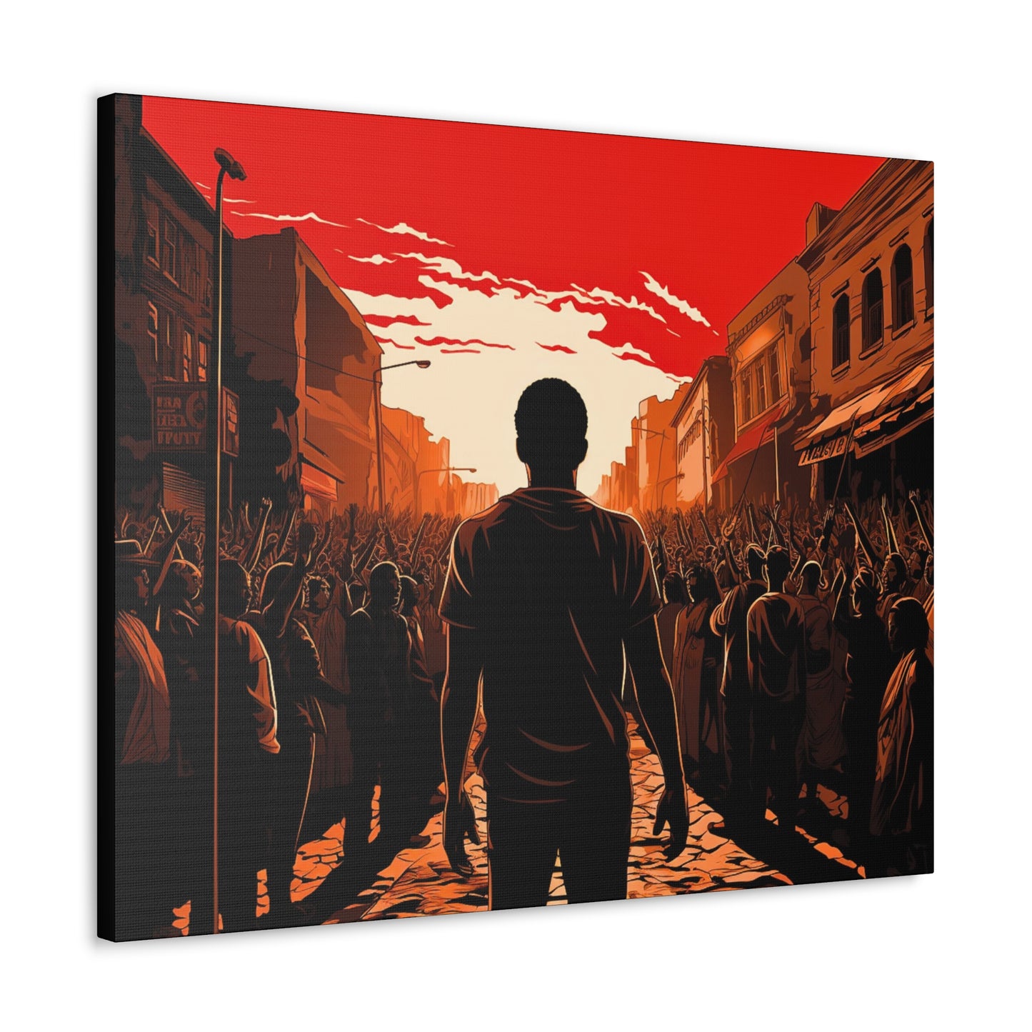 ሳይደፈርስ አይጠራም - Canvas Wall Art