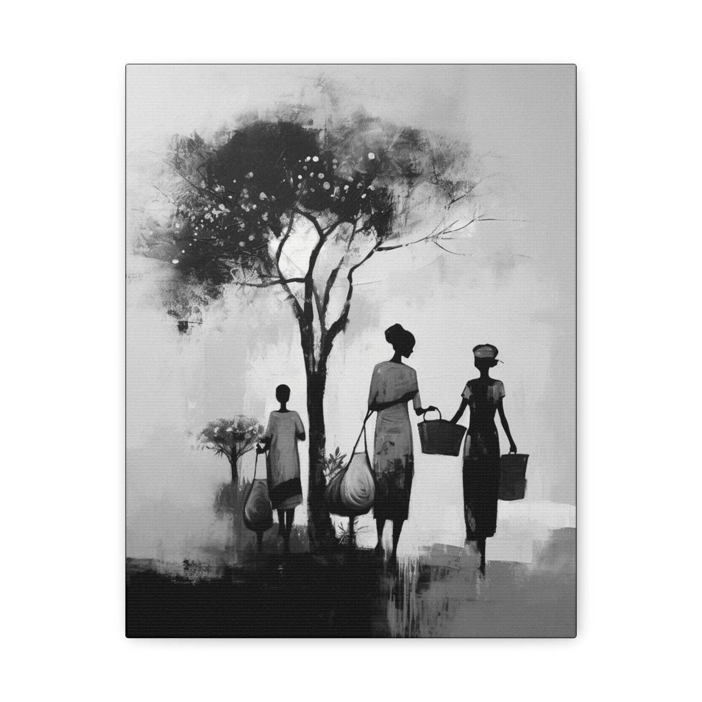 Baskets of Bond and Grace - Canvas b&w Wall Art