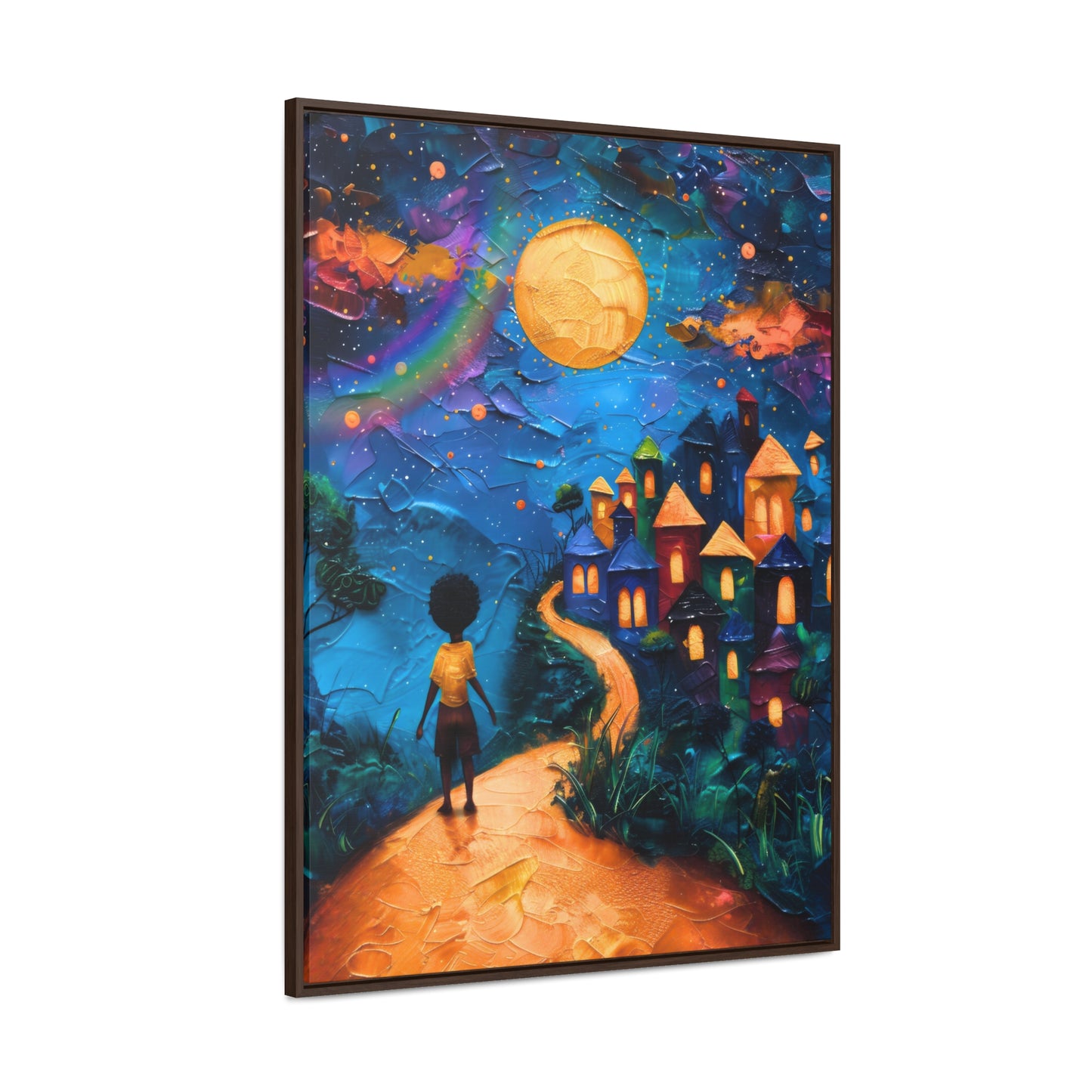 Path to Abundance II - Framed Canvas Wall Art