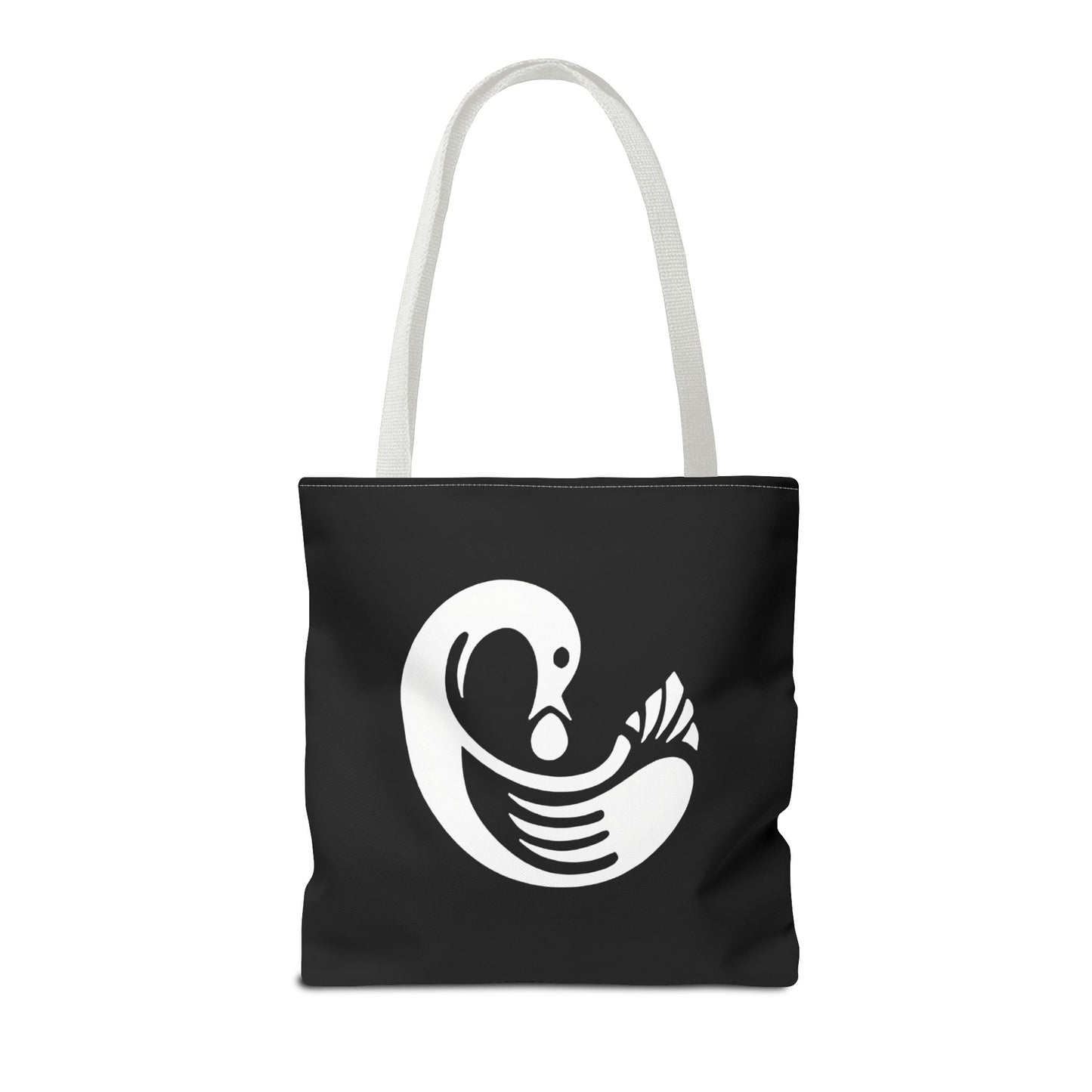 Sankofa & Yin Yang Heartware Symbols Tote Bag