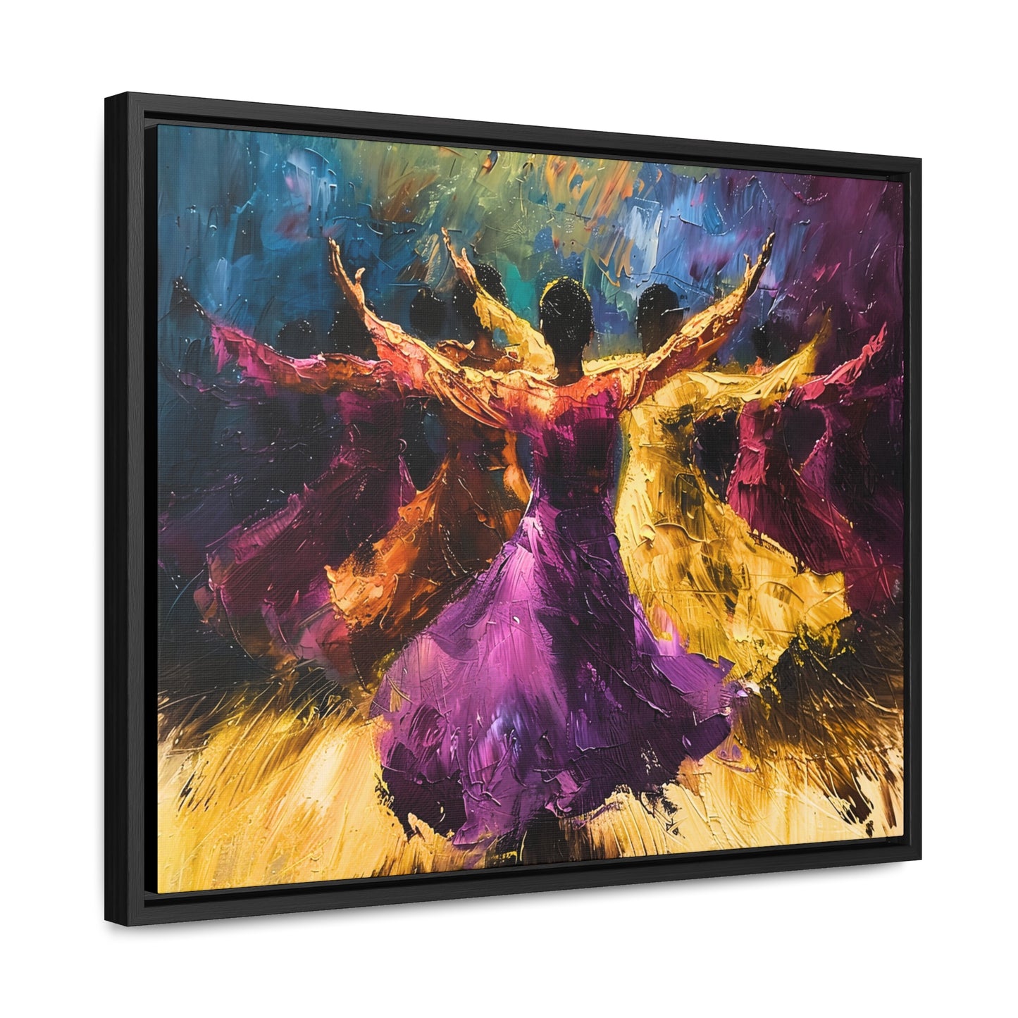 Hearts Wide and Lifted - Framed Canvas Wall Art