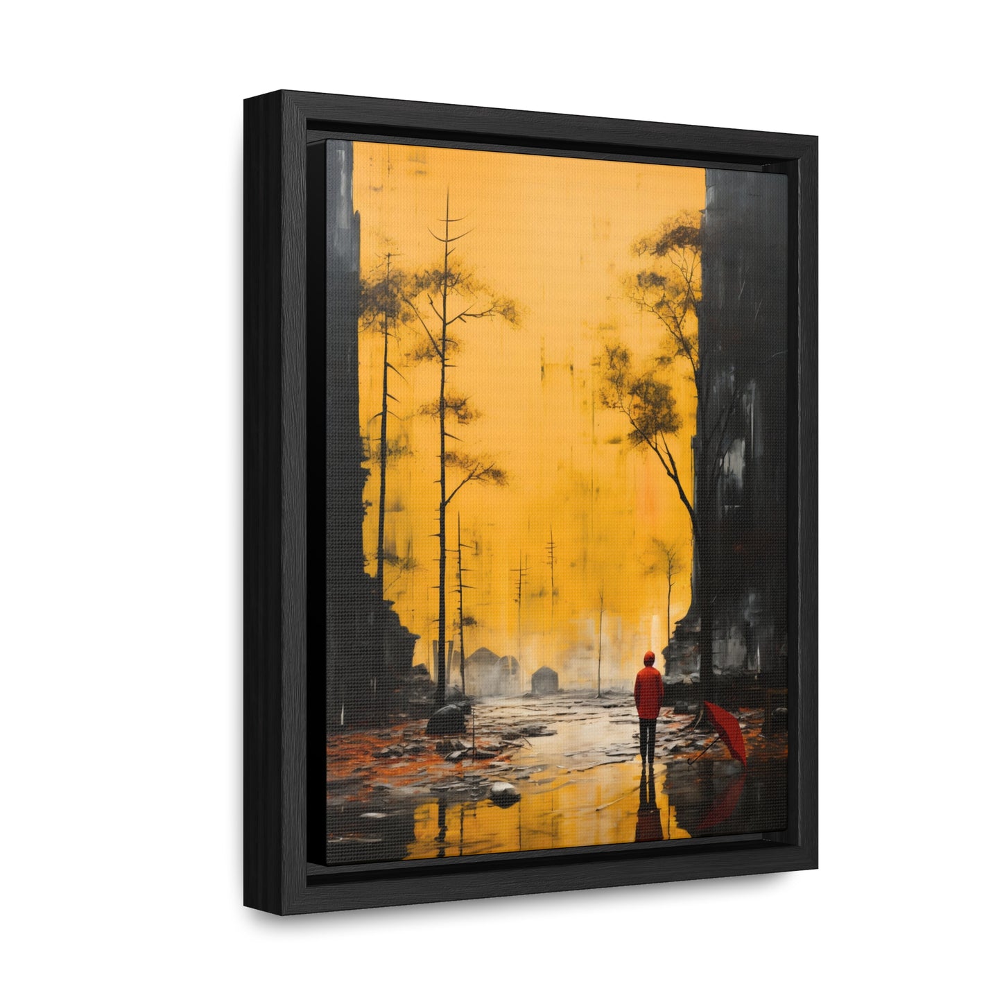 Unveiling the Sky - Framed Canvas Wall Art