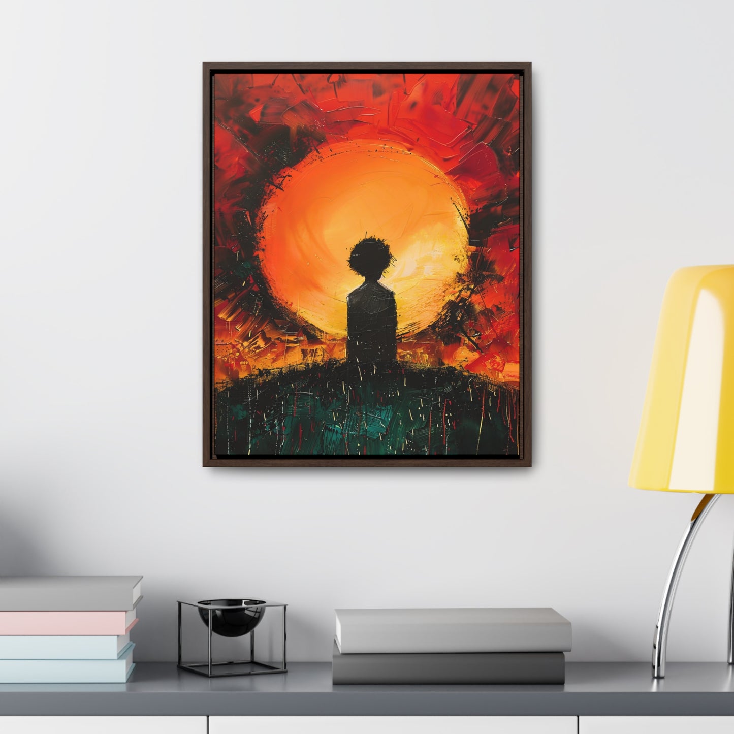 A Dawn of Promise - Framed Canvas Wall Art